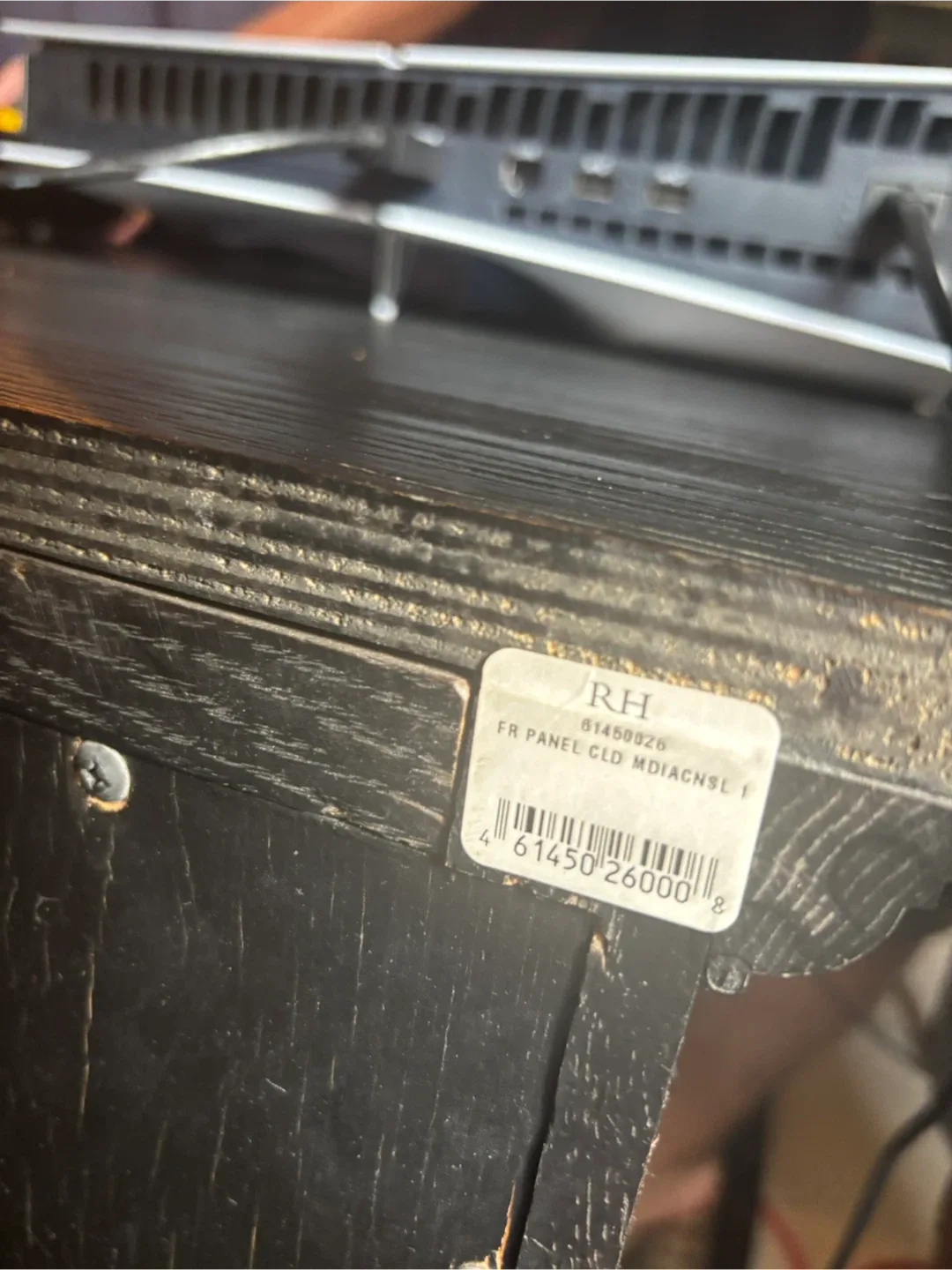 RH French Panel Media Console  107”W x 32”H x 24”D image indicator(7)