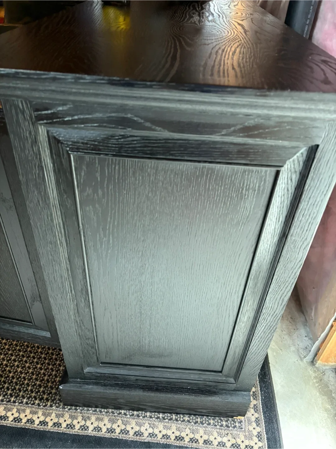 RH French Panel Media Console  107”W x 32”H x 24”D image indicator(9)