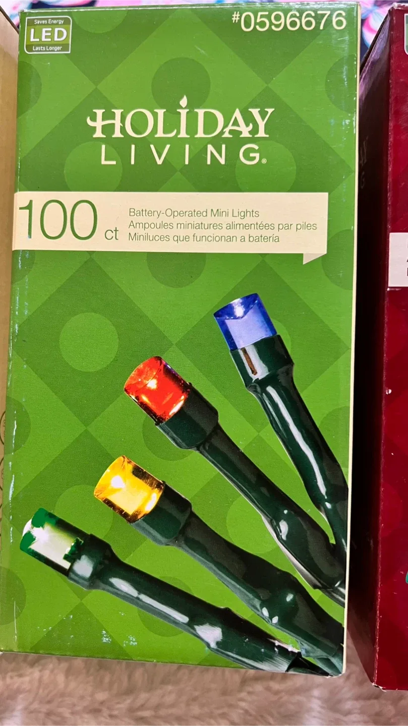 Holiday Living 100 ct LED Mini Lights image indicator(3)