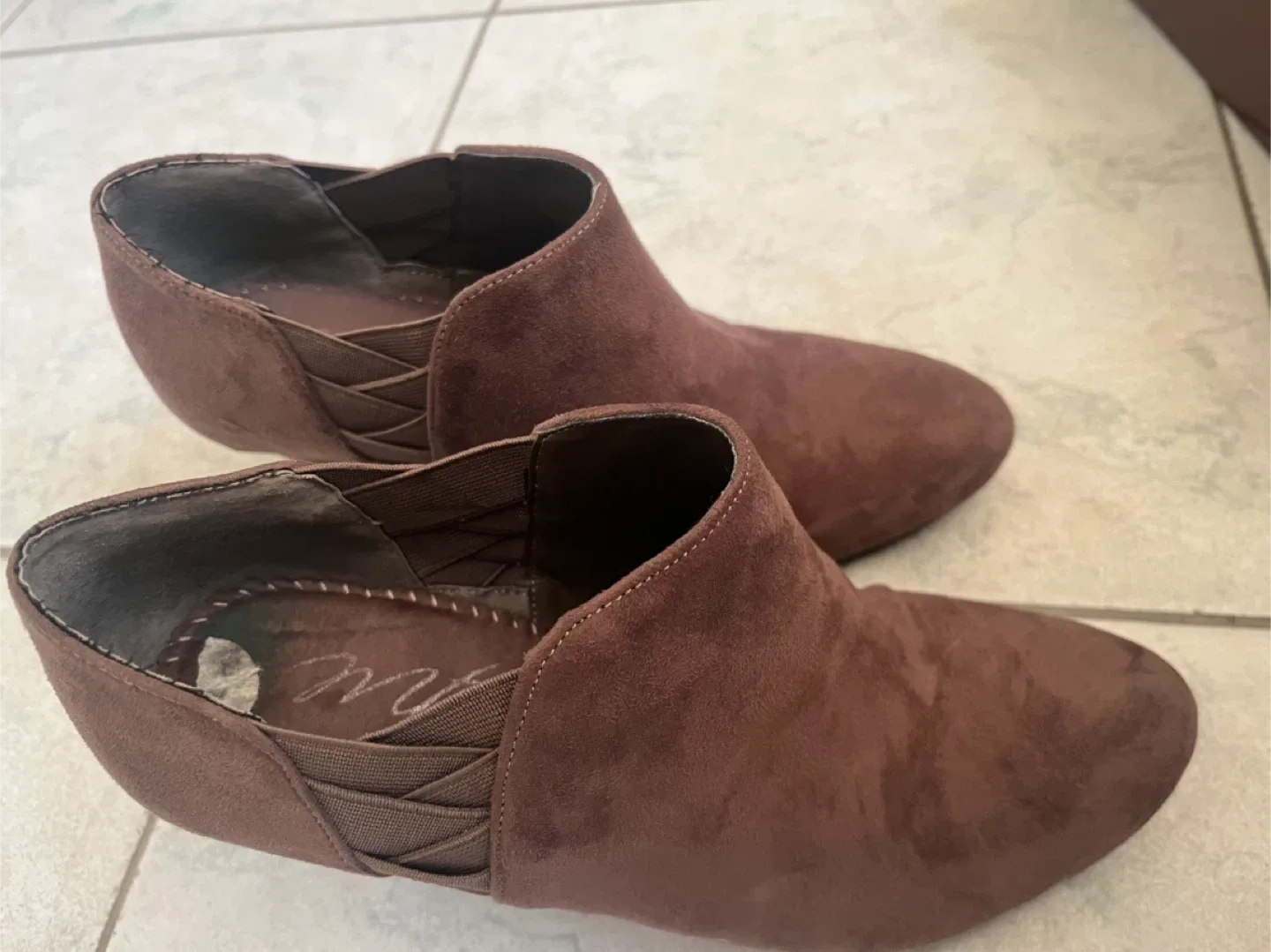 Erica Brown Ankle Boots Size 8 image indicator(2)