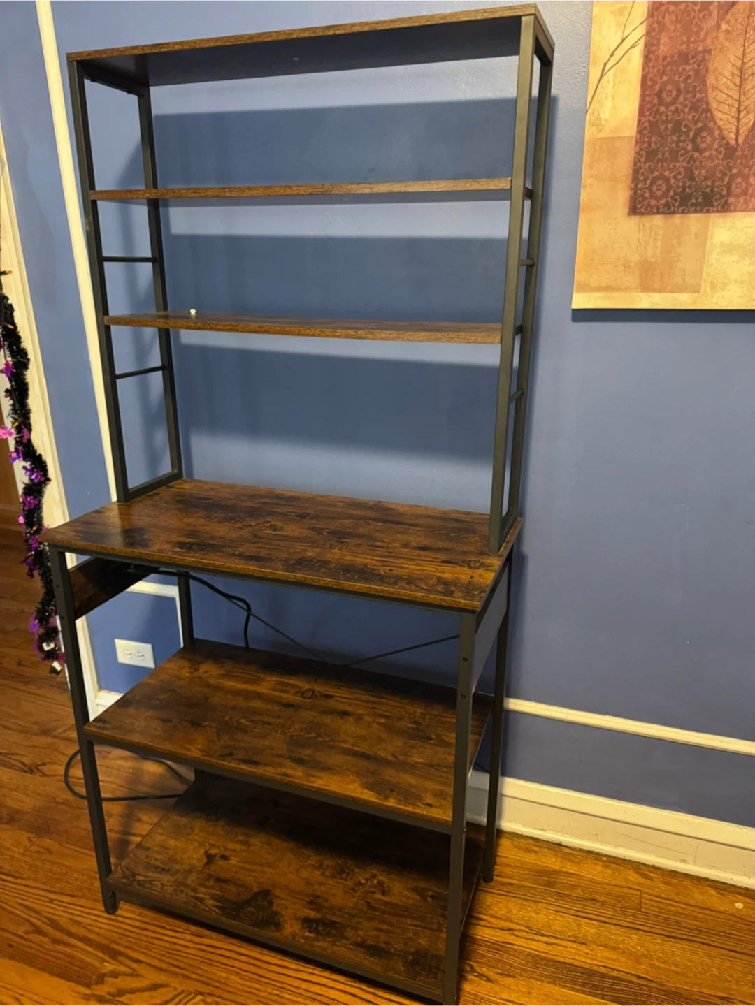 Industrial Style Kitchen Baker's Rack with Shelves