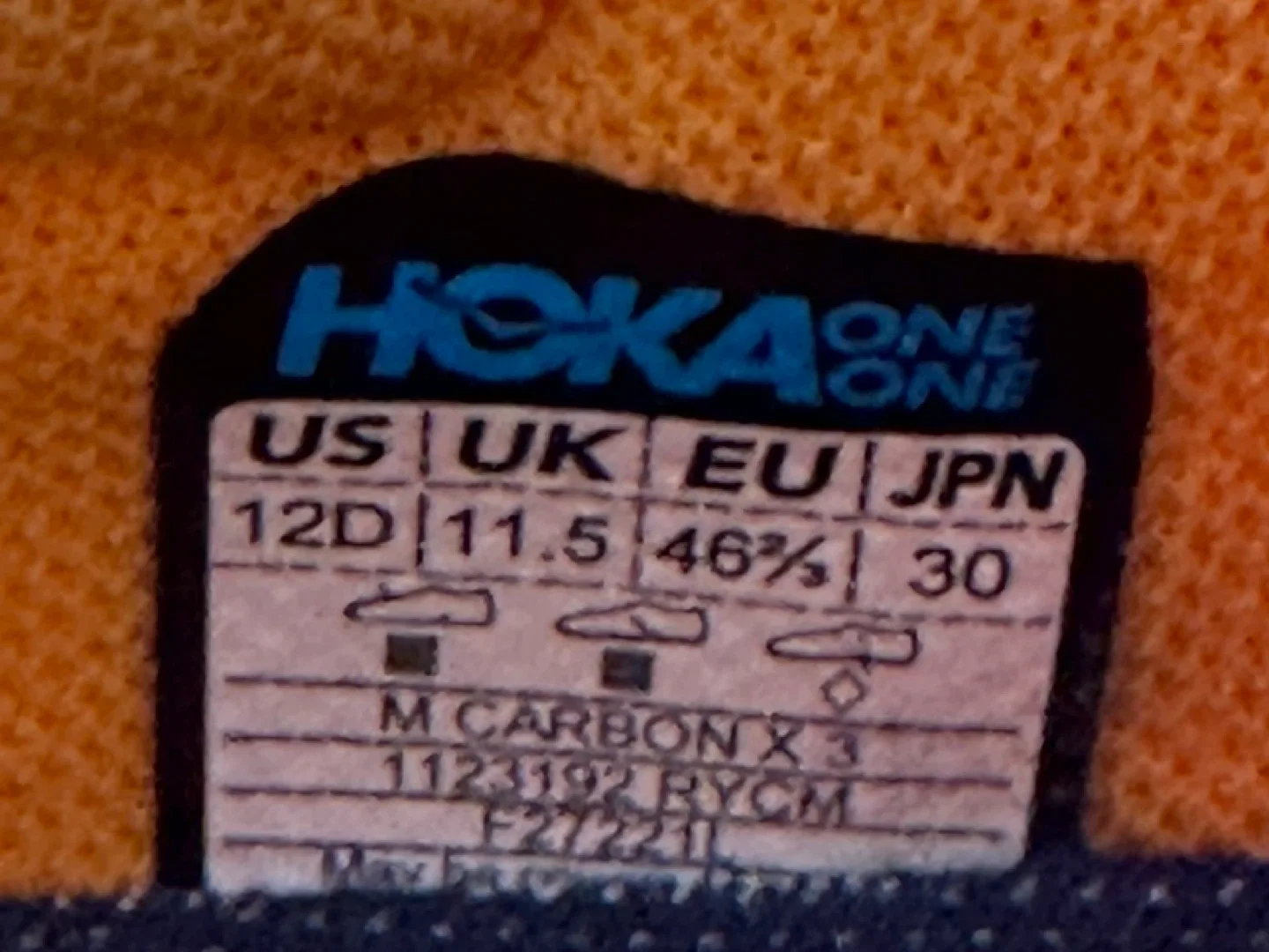 Hoka Carbon X 3 Running Shoes, US 12 image indicator(3)