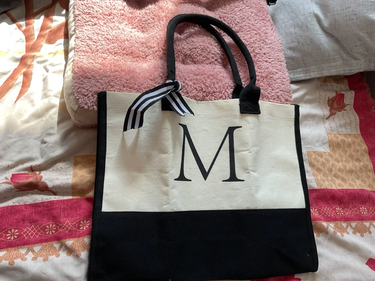 Monogrammed "M" Tote Bag thumbnail