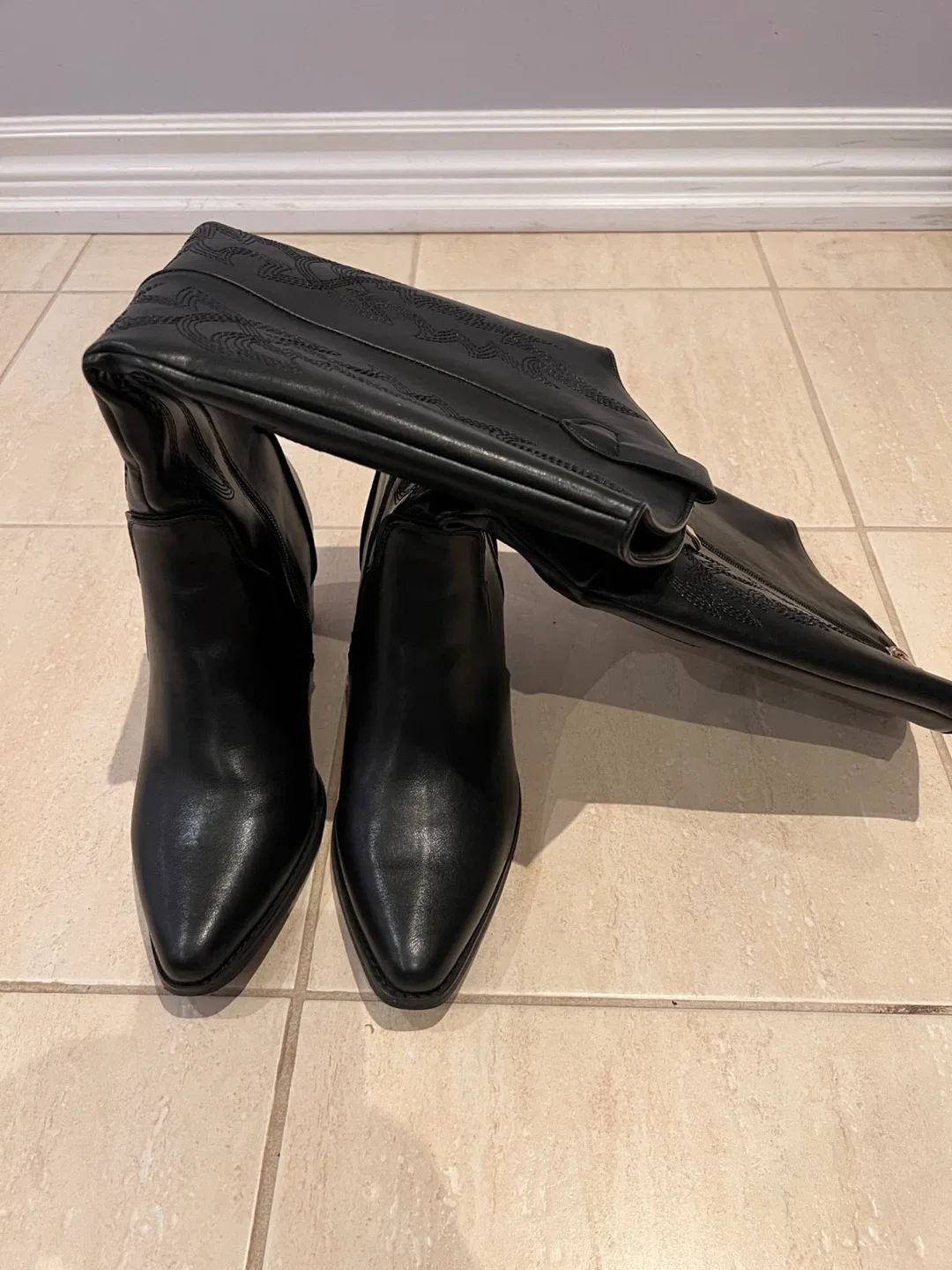 Black Cowboy Boots image indicator(4)