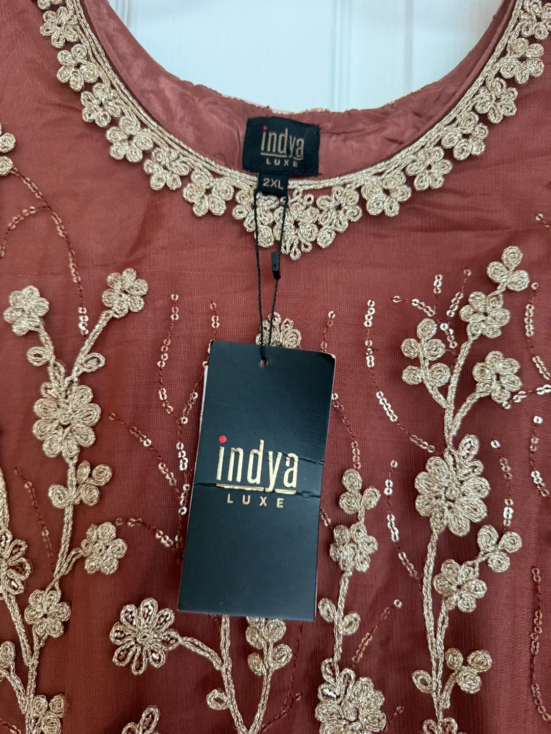 Anarkali Set- Size:2XL BRAND-NEW in tags/ Bought incorrect size! image indicator(6)