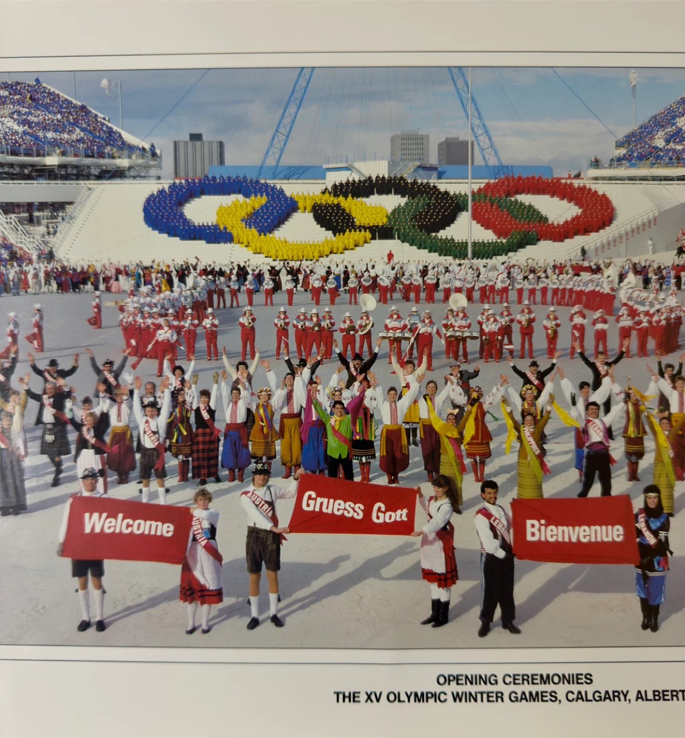 2 vintage Calgary 1988, Opening Ceremony commemorative posters. - photo 3