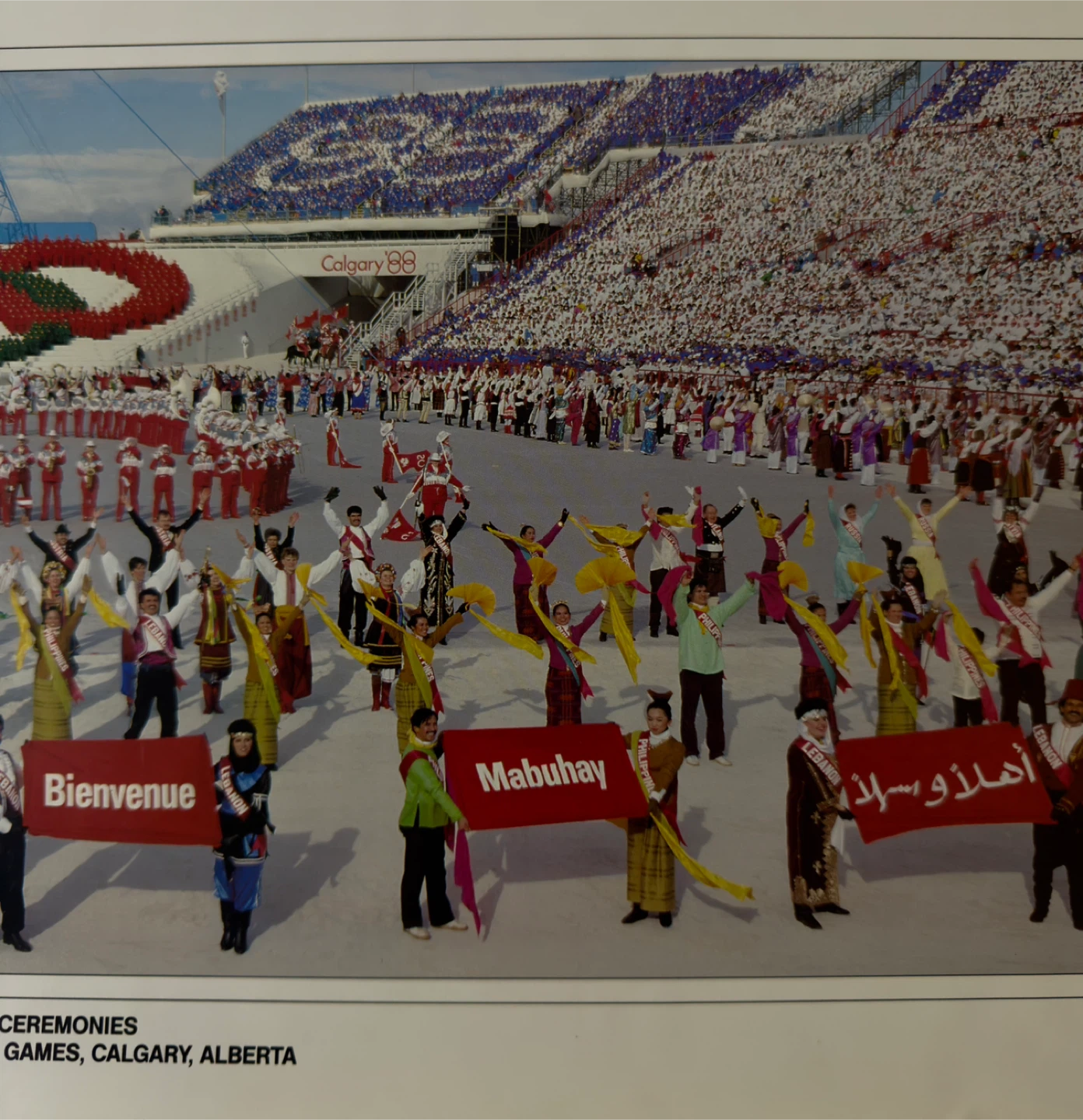 2 vintage Calgary 1988, Opening Ceremony commemorative posters. - photo 4