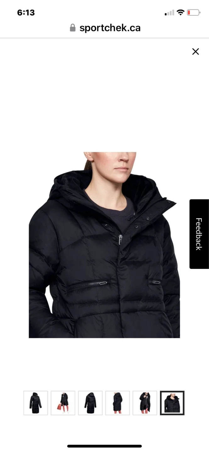 Under Armour Women's Down Parka, Black image indicator(2)