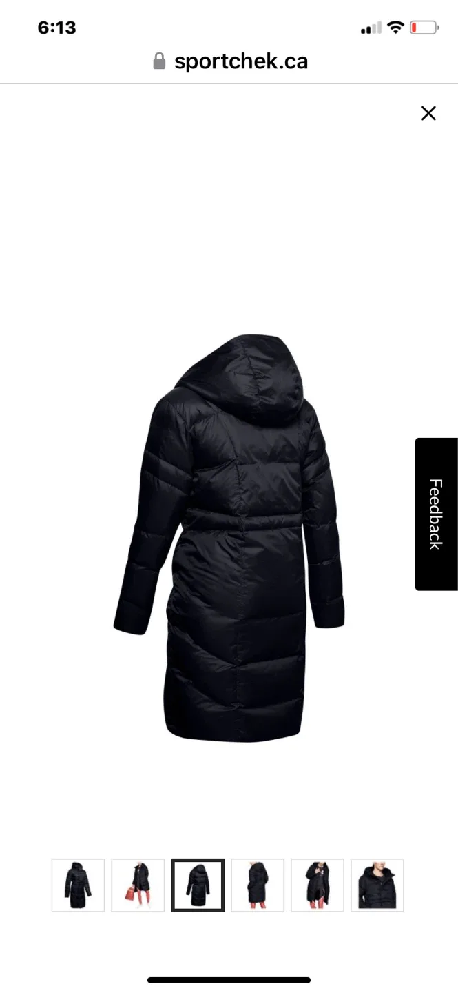Under Armour Women's Down Parka, Black image indicator(3)