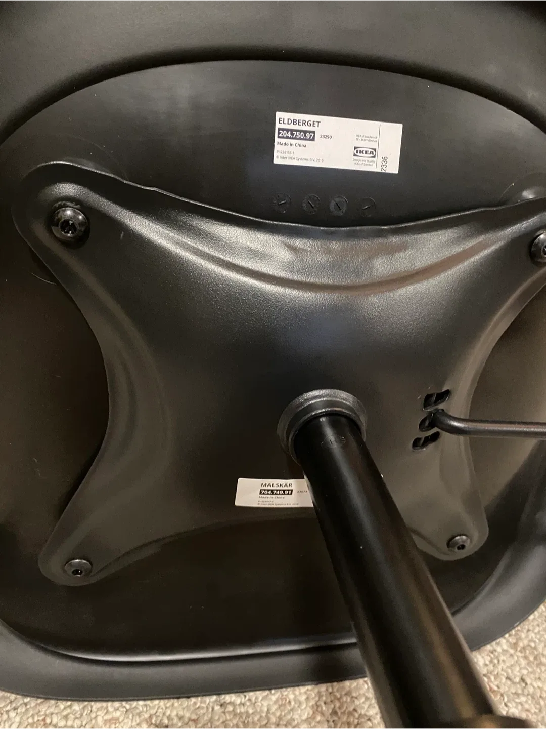 black ikea computer chair image indicator(3)