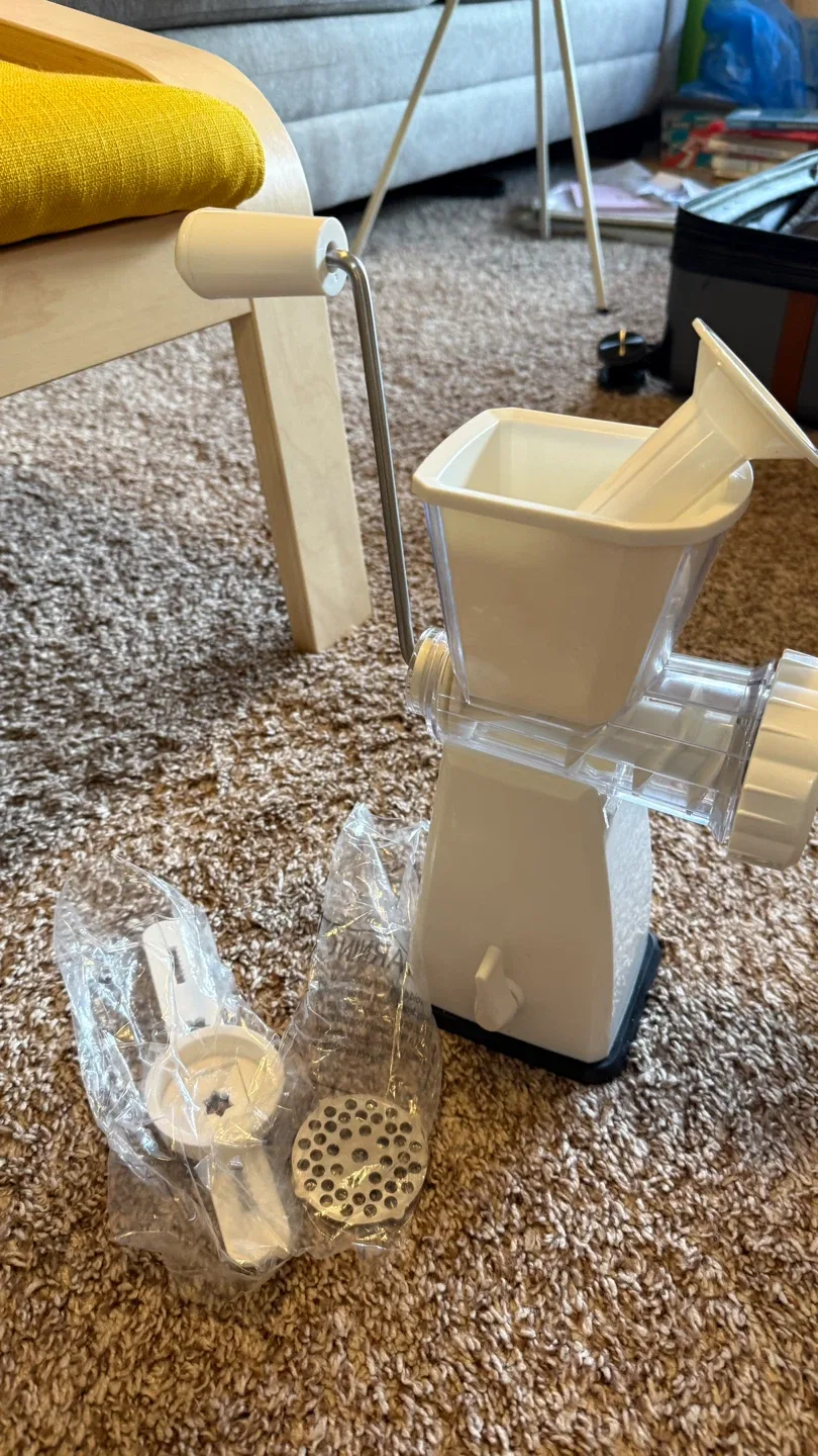 Manual Meat Grinder - 3-in-1, New in Box thumbnail