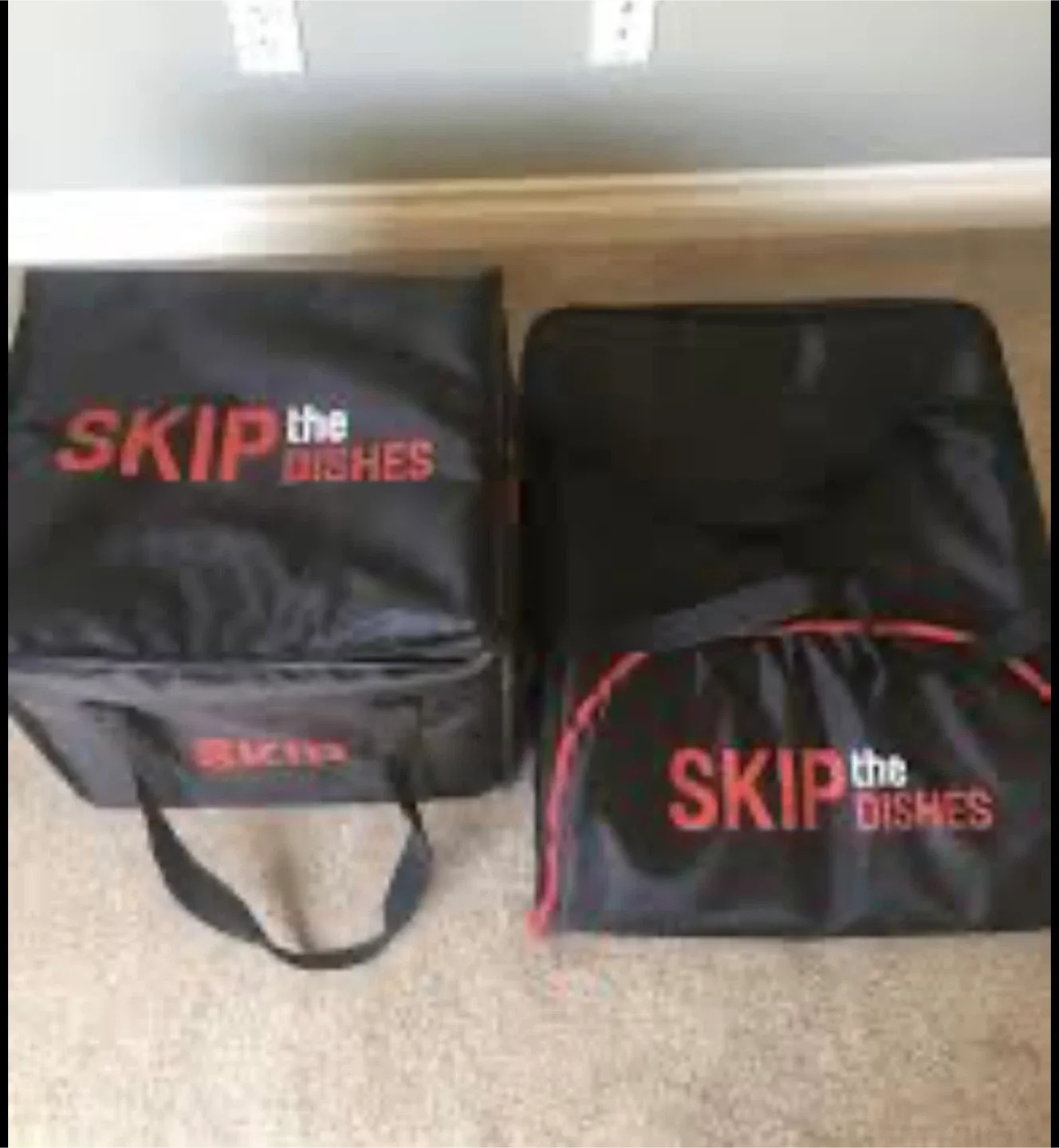Skip The Dishes Delivery Bags - Set of 2 thumbnail