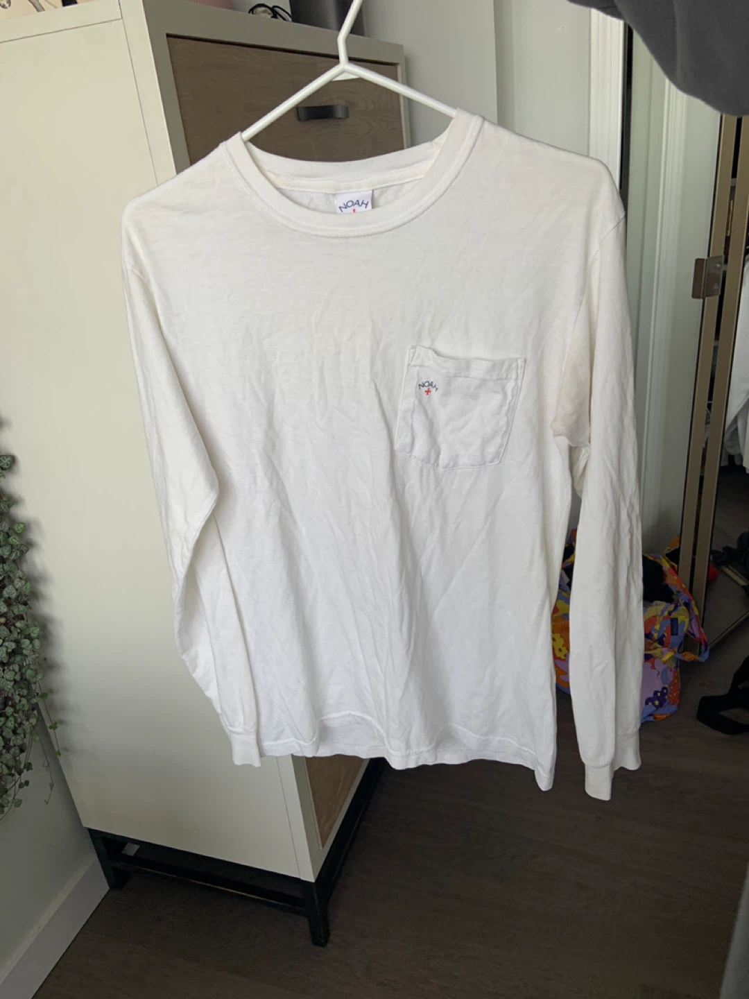 Noah White Long Sleeve T-Shirt