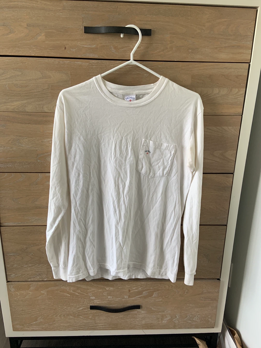 Noah White Long Sleeve T-Shirt - photo 4