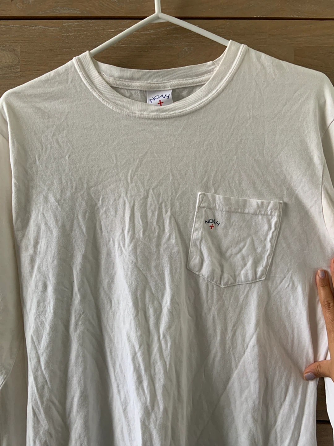 Noah White Long Sleeve T-Shirt - photo 3