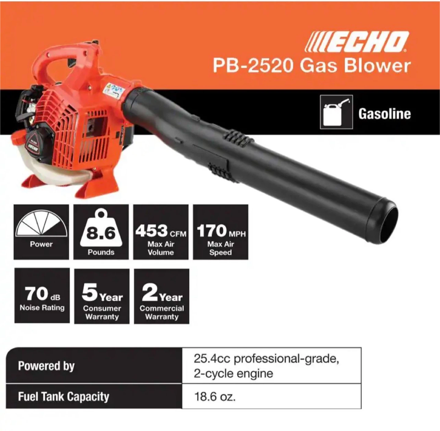 ECHO PB-2520 Gas Blower