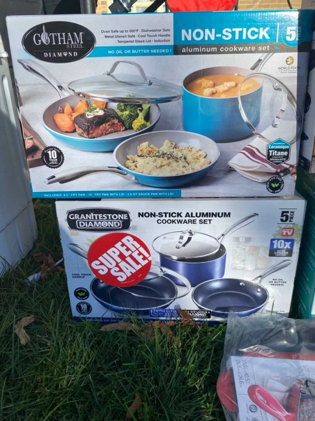 Gotham Steel & Granitestone Non-Stick Cookware Set thumbnail