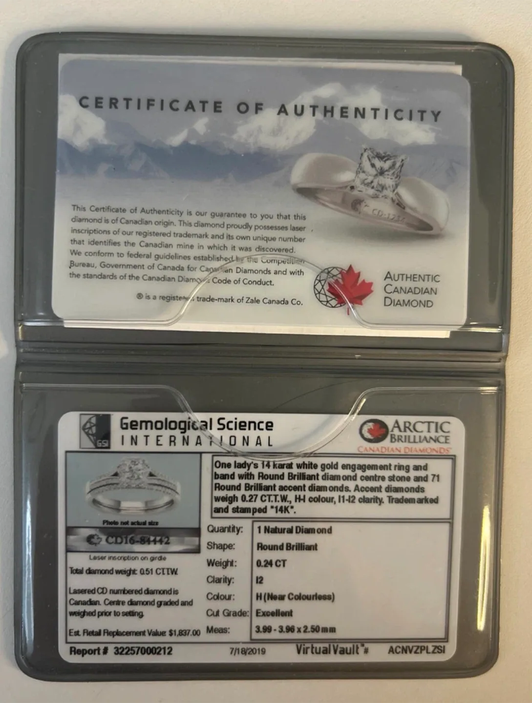 Arctic Brilliance Diamond Ring Set image indicator(5)