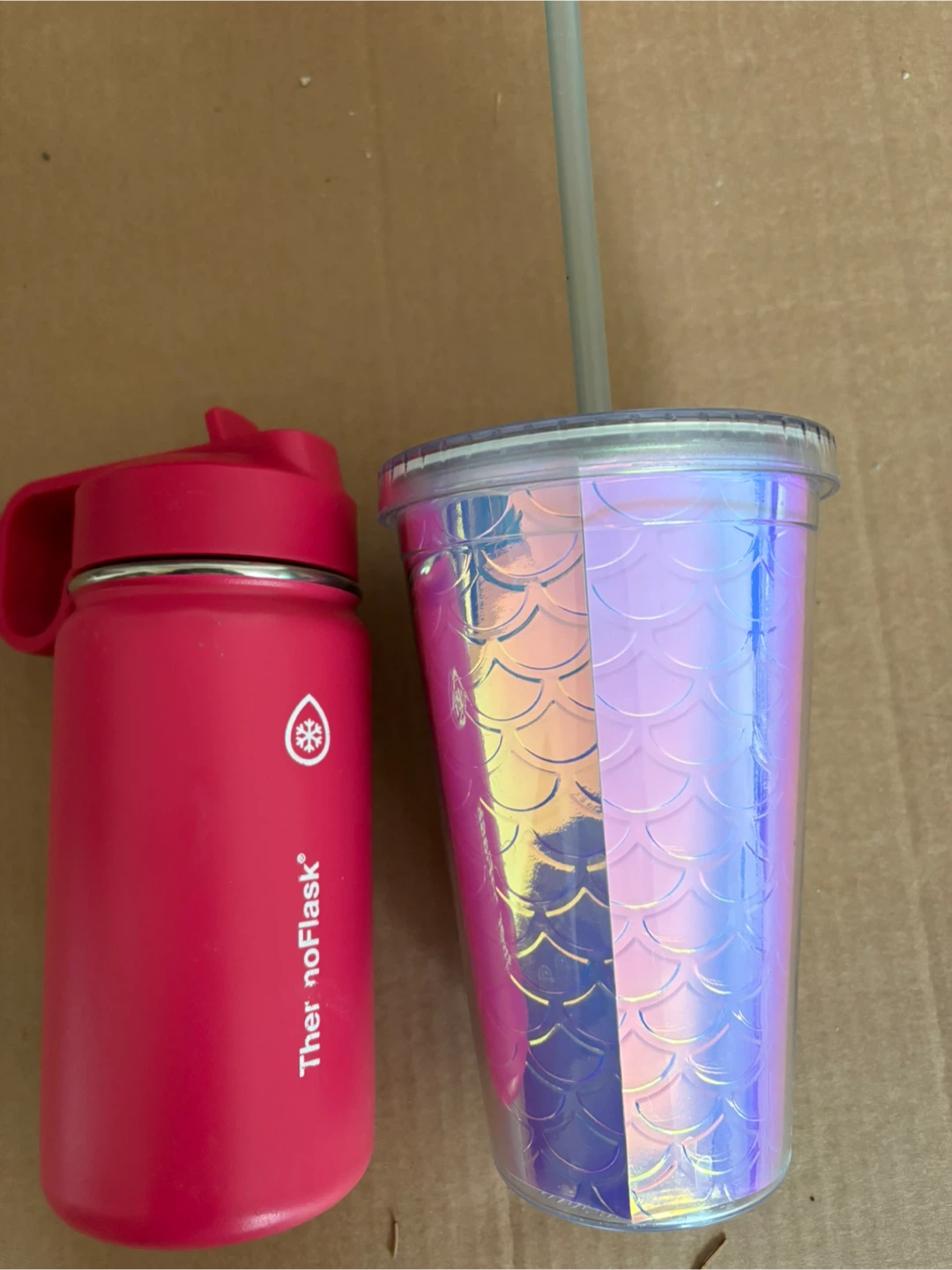 ThermoFlask Kids Water Bottle - Red
