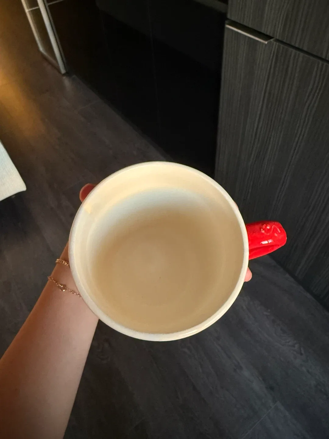 Red Floral Ceramic Mug image indicator(3)