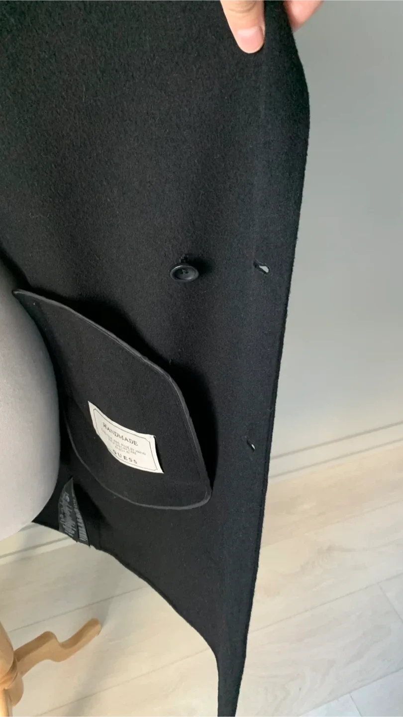 GUESS Wool-Blend Double-Breasted Coat image indicator(7)