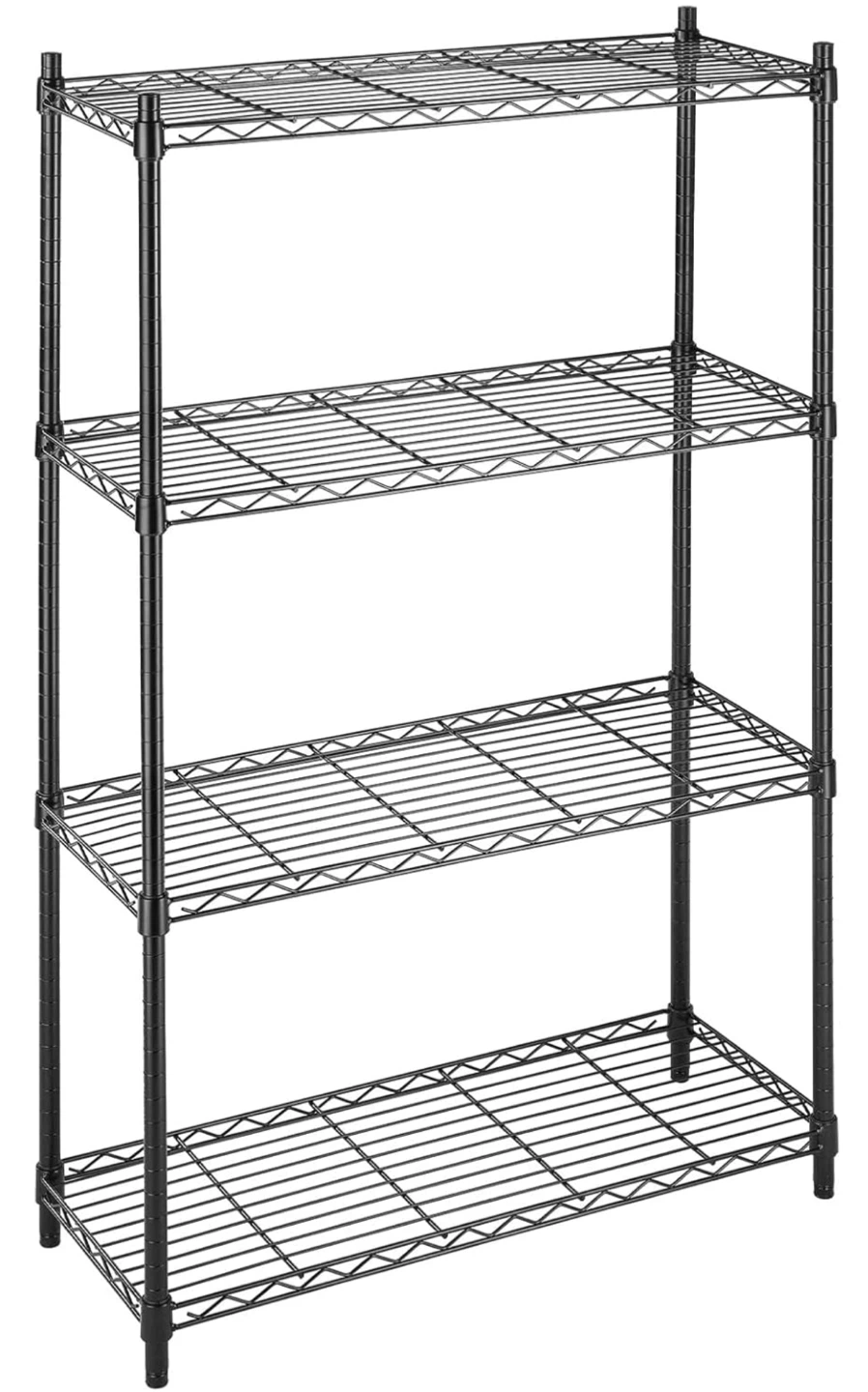4-Tier Metal Wire Shelving Unit