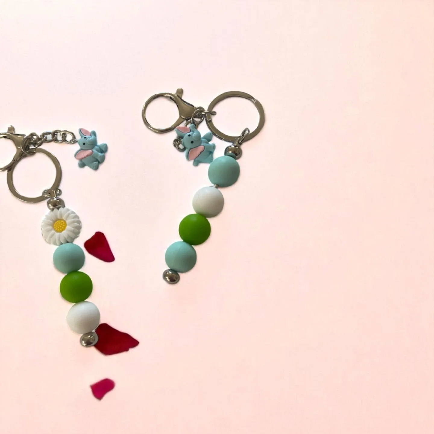 Handmade Beaded Keychains - Cute Accessories! image indicator(2)