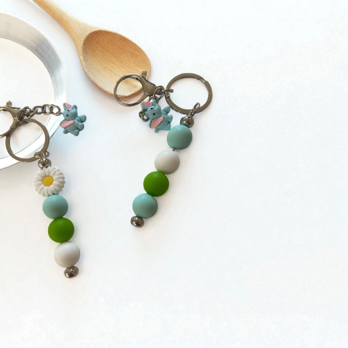 Handmade Beaded Keychains - Cute Accessories!