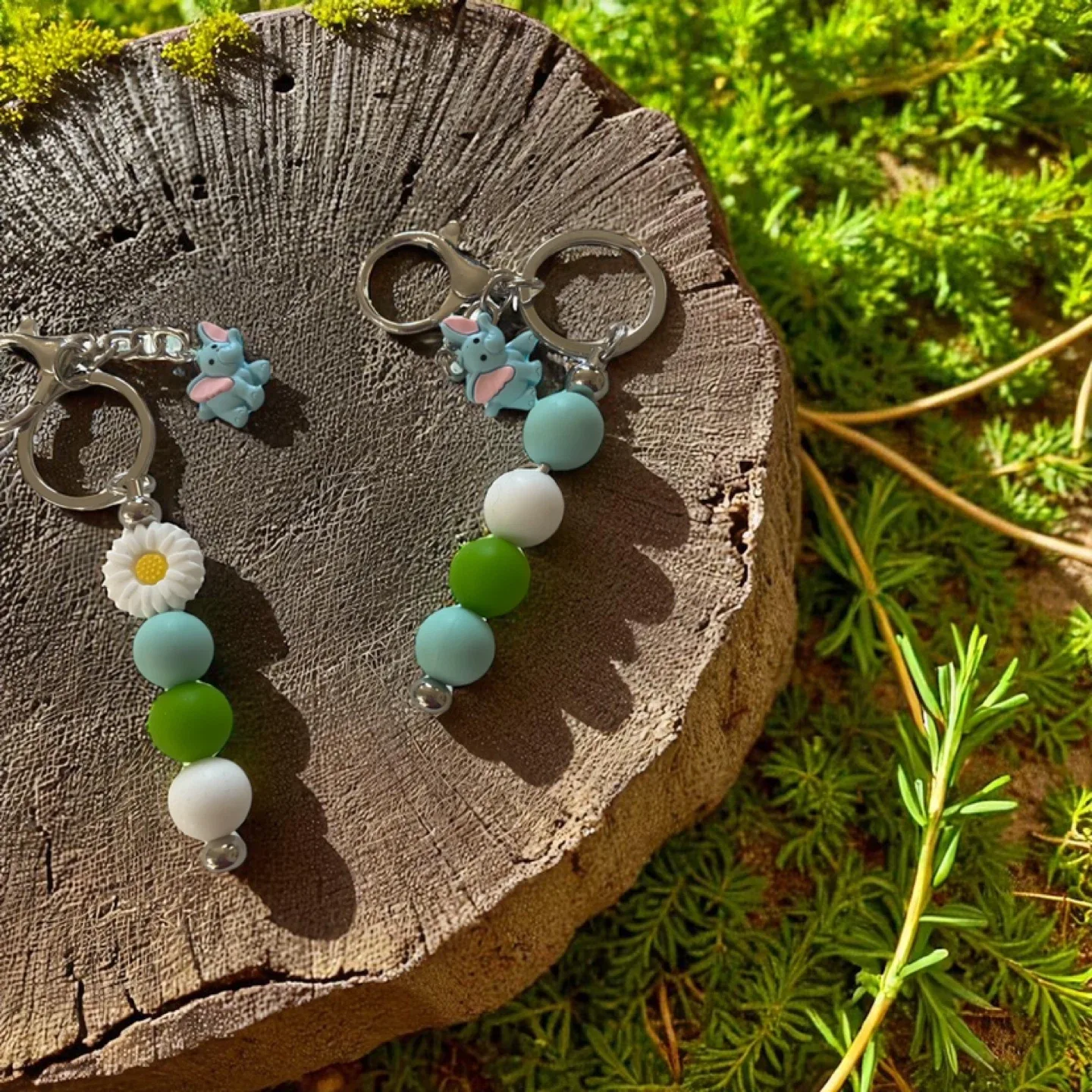 Handmade Beaded Keychains - Cute Accessories! image indicator(5)