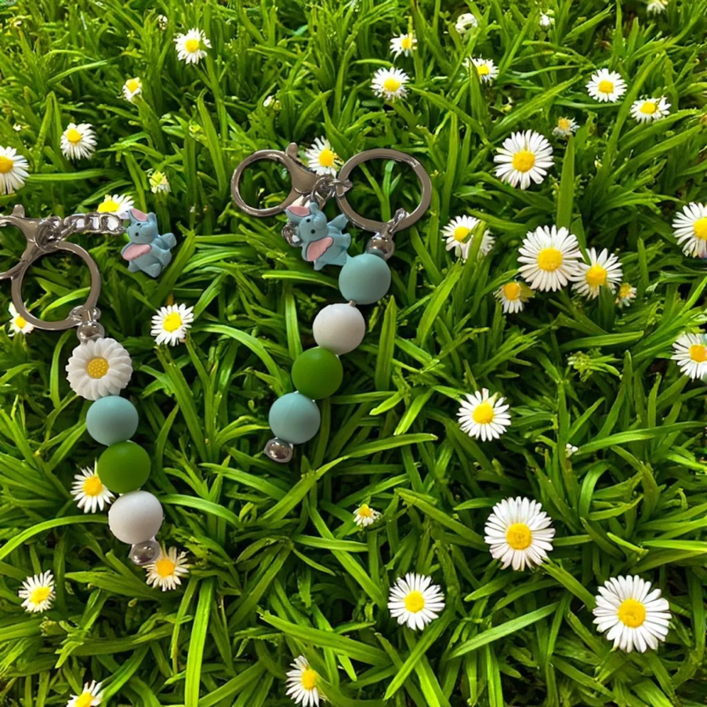 Handmade Beaded Keychains - Cute Accessories! image indicator(6)