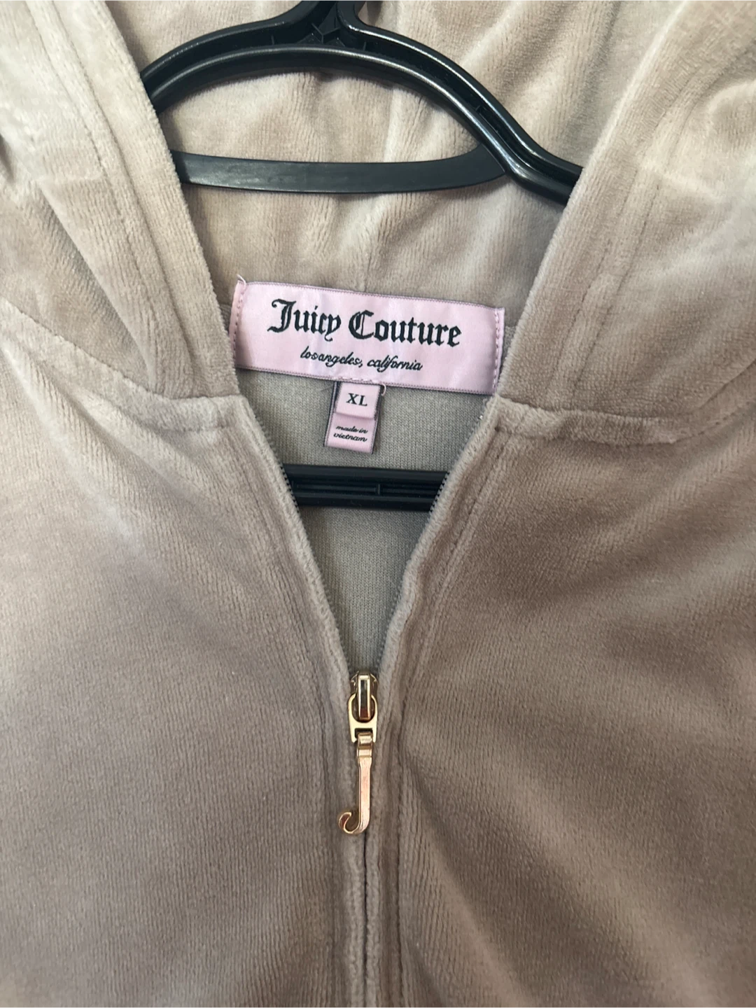 Juicy Couture Velour Hoodie - Size XL - photo 2
