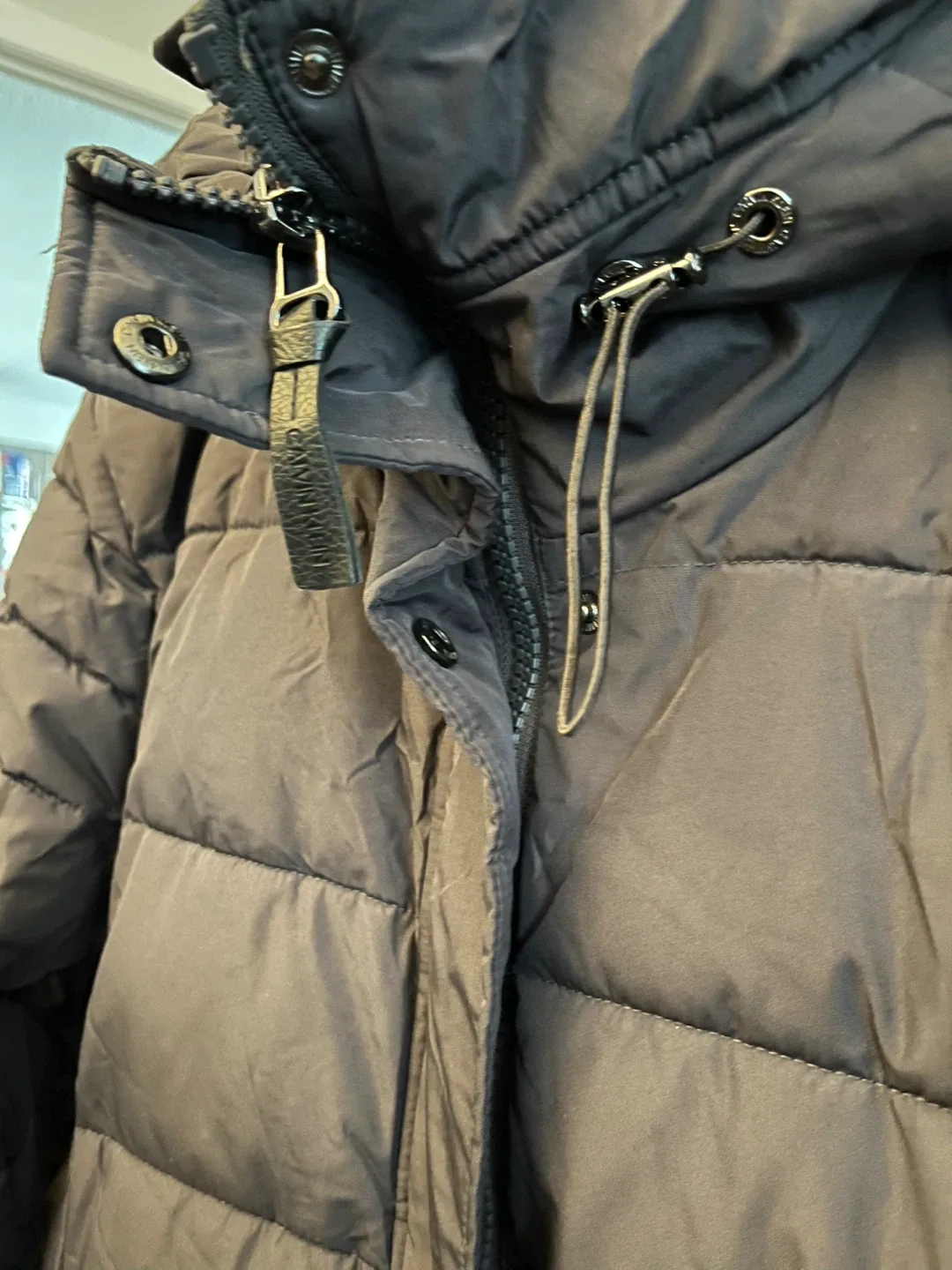 Calvin Klein Grey Puffer Coat image indicator(3)