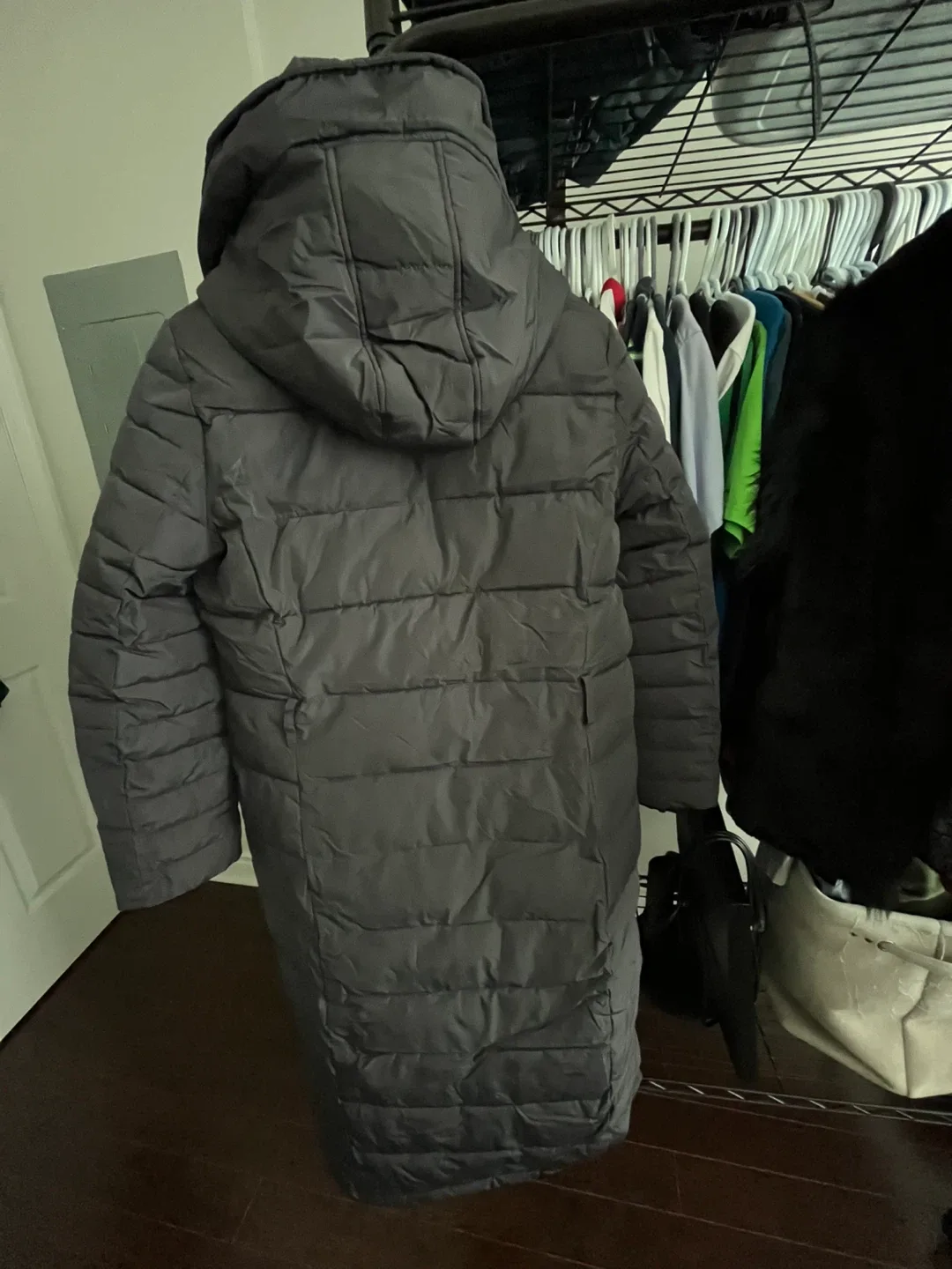 Calvin Klein Grey Puffer Coat image indicator(2)