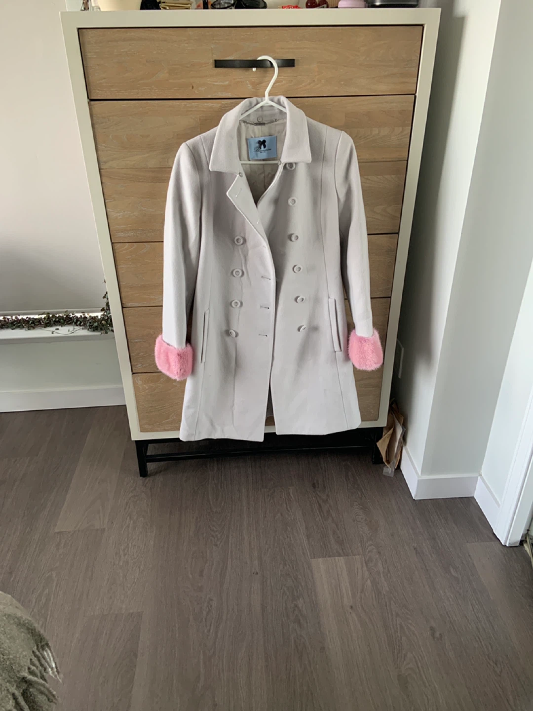 Blumarine Light Grey Wool Coat - photo 5