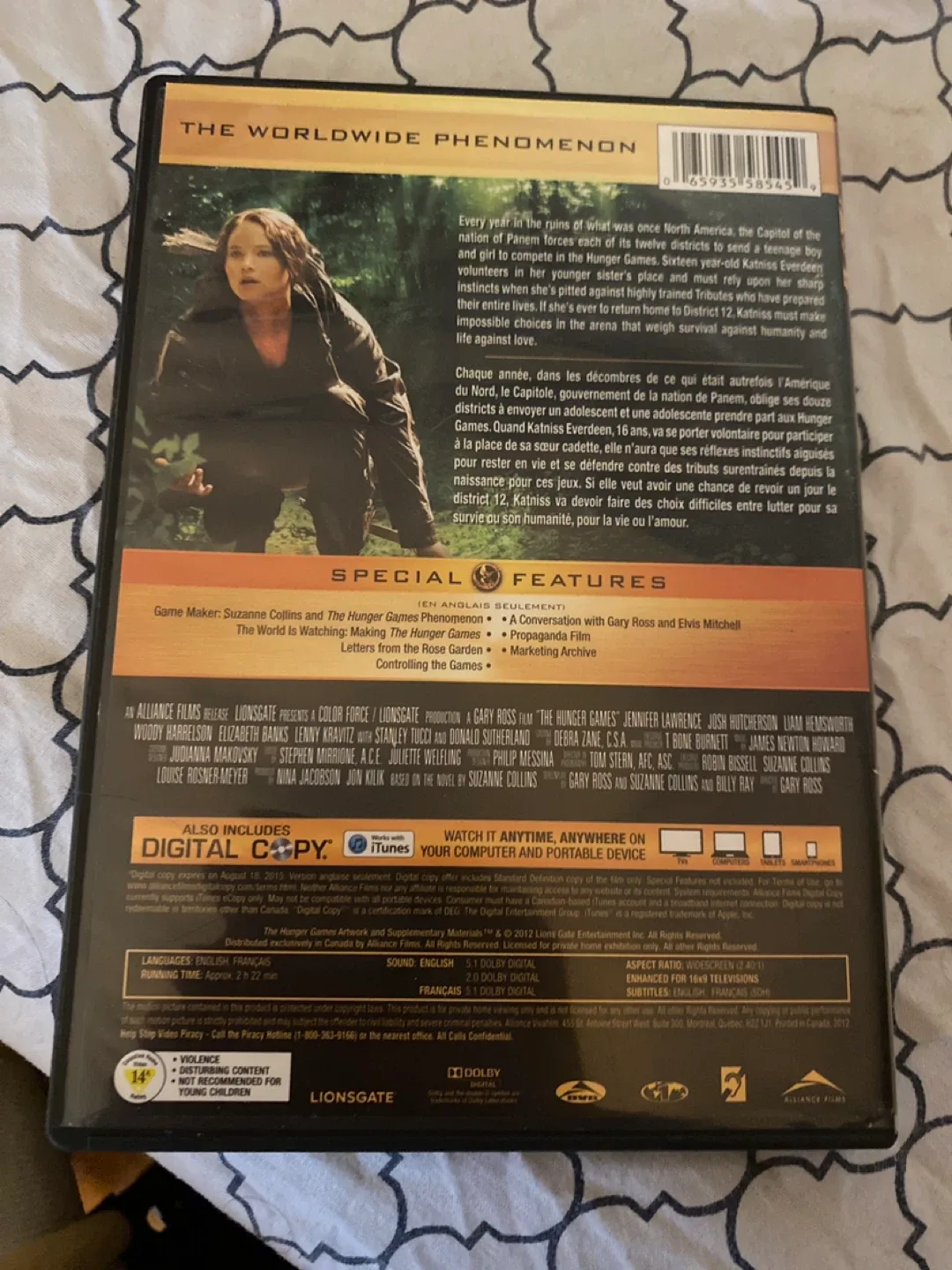 The Hunger Games 2-Disc DVD + Digital Copy image indicator(2)