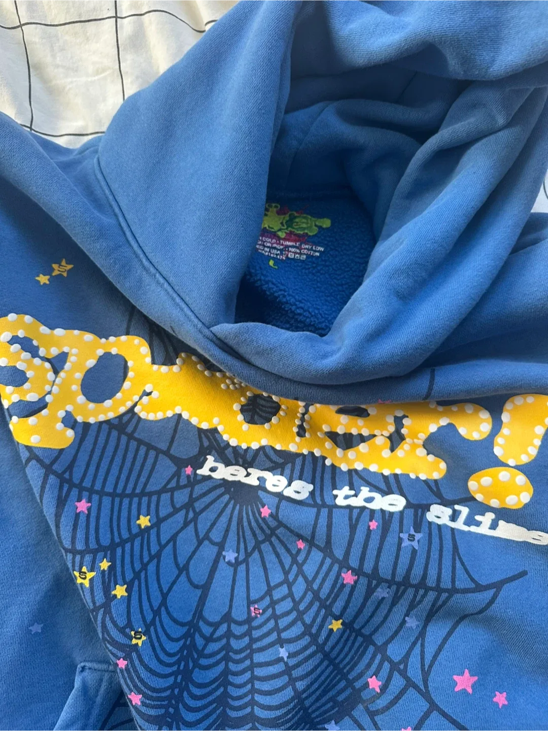 Spider Worldwide Blue Hoodie - Size L image indicator(4)
