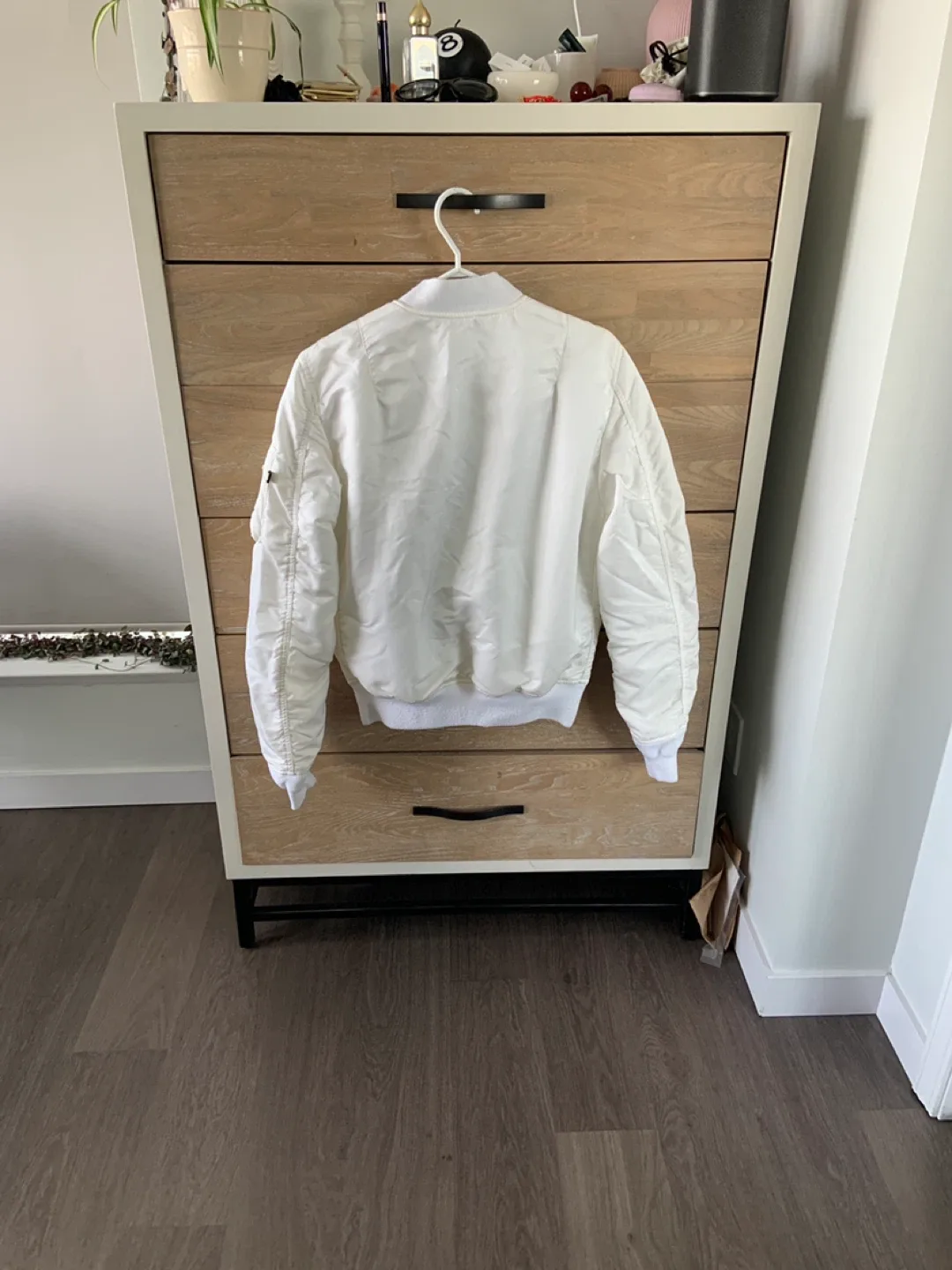 Opening Ceremony x Alpha Industries White Bomber Jacket image indicator(3)