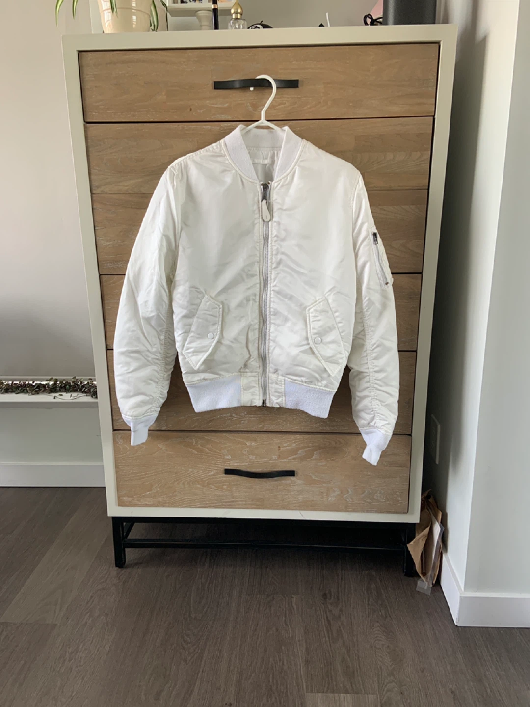 Opening Ceremony x Alpha Industries White Bomber Jacket