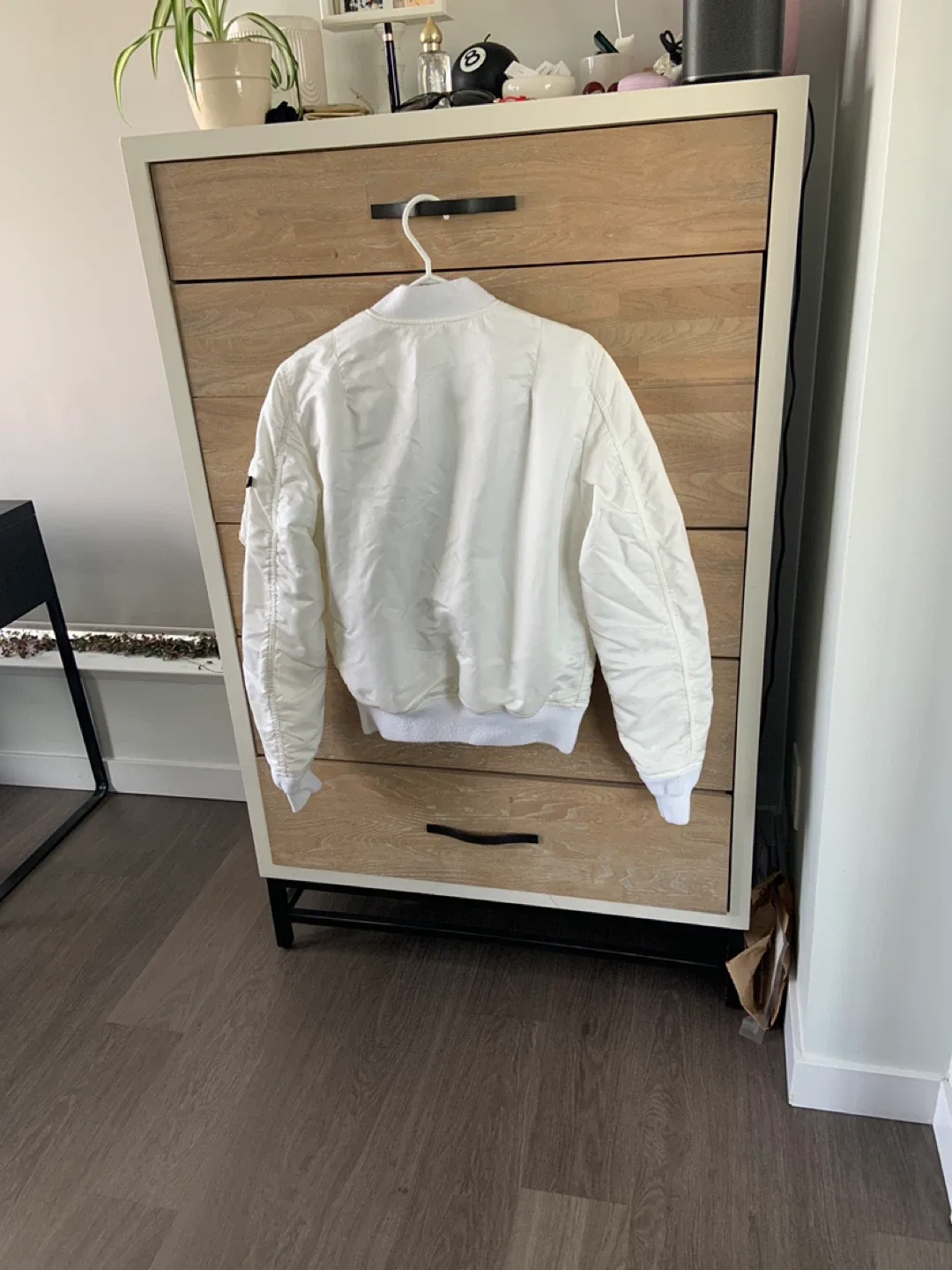 Opening Ceremony x Alpha Industries White Bomber Jacket image indicator(2)