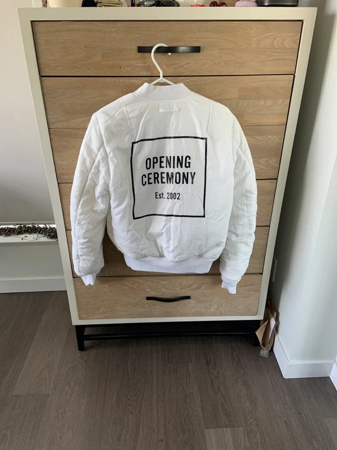 Opening Ceremony x Alpha Industries White Bomber Jacket image indicator(7)