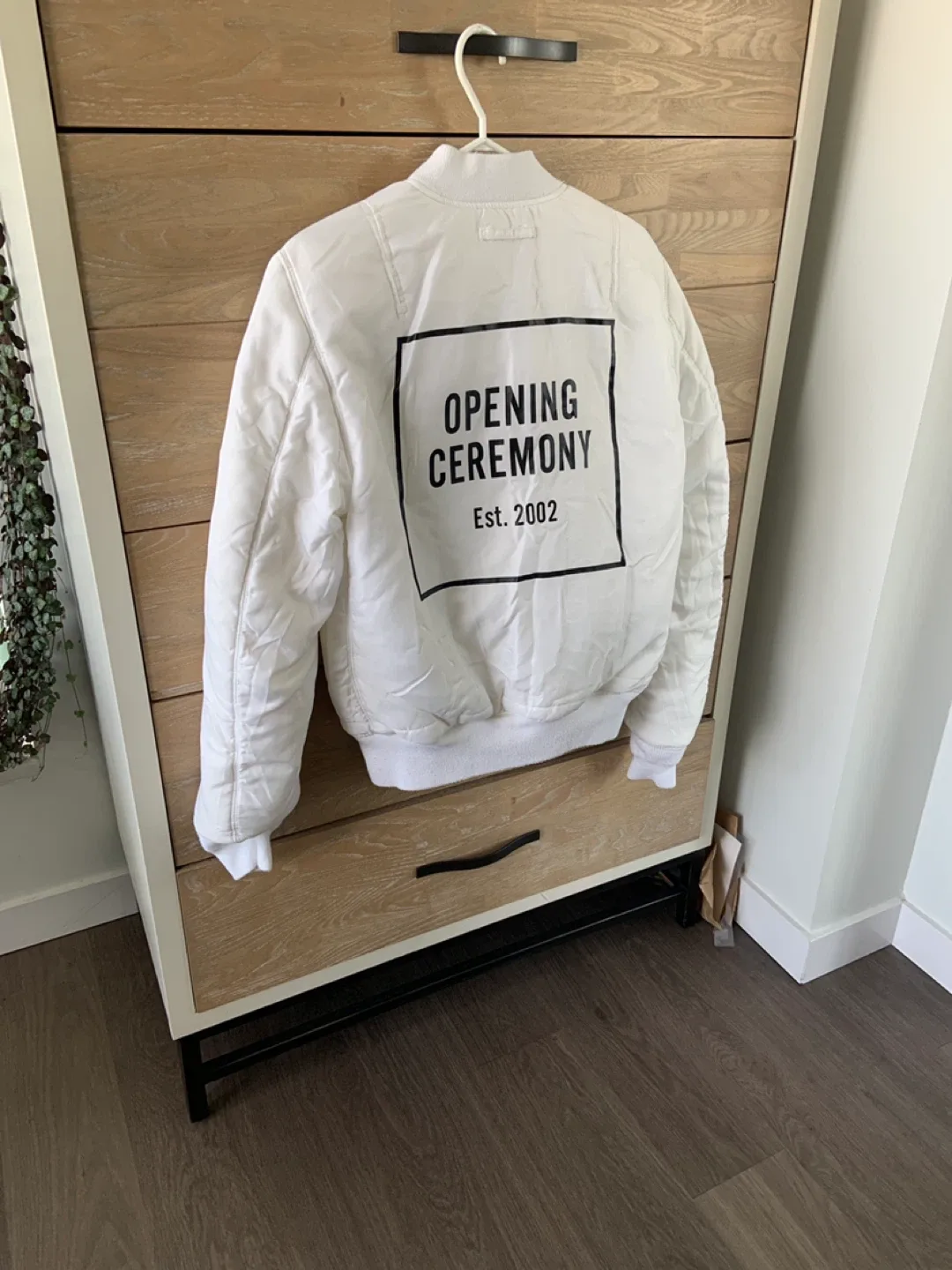 Opening Ceremony x Alpha Industries White Bomber Jacket image indicator(8)