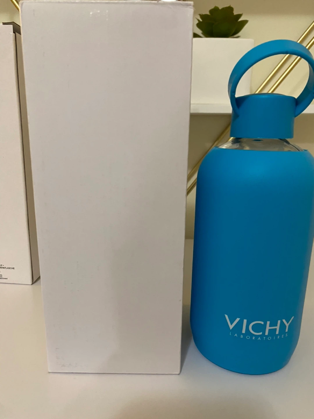 Vichy Laboratoires Blue Water Bottle with Box