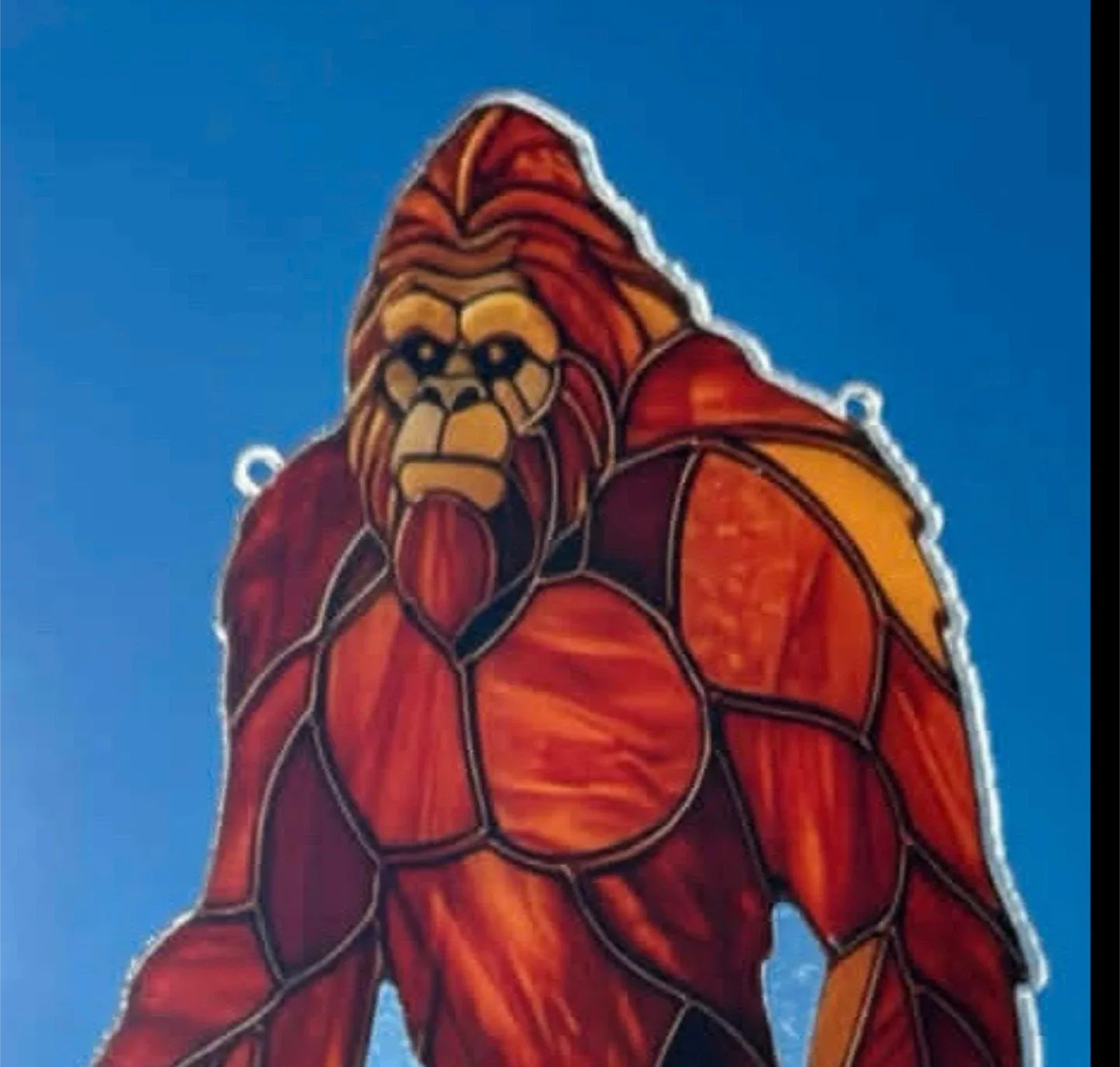 2D acrylic suncatcher,  Sasquatch, new image indicator(2)
