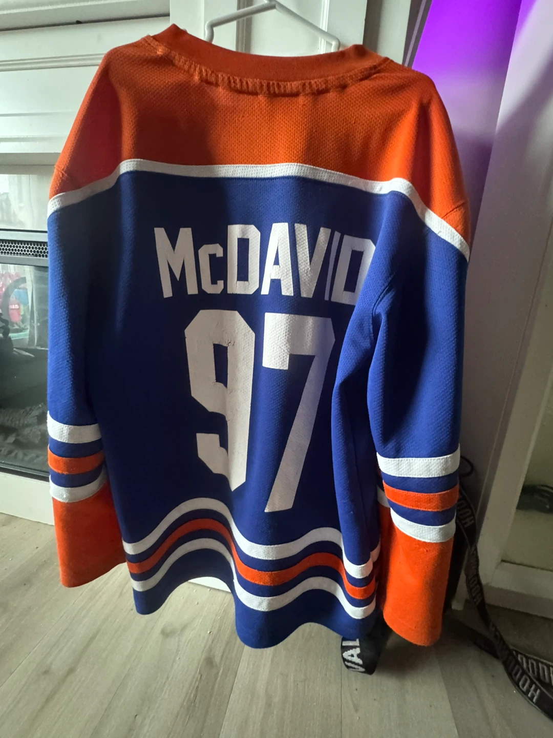 Edmonton Oilers McDavid #97 Youth L/XL Jersey