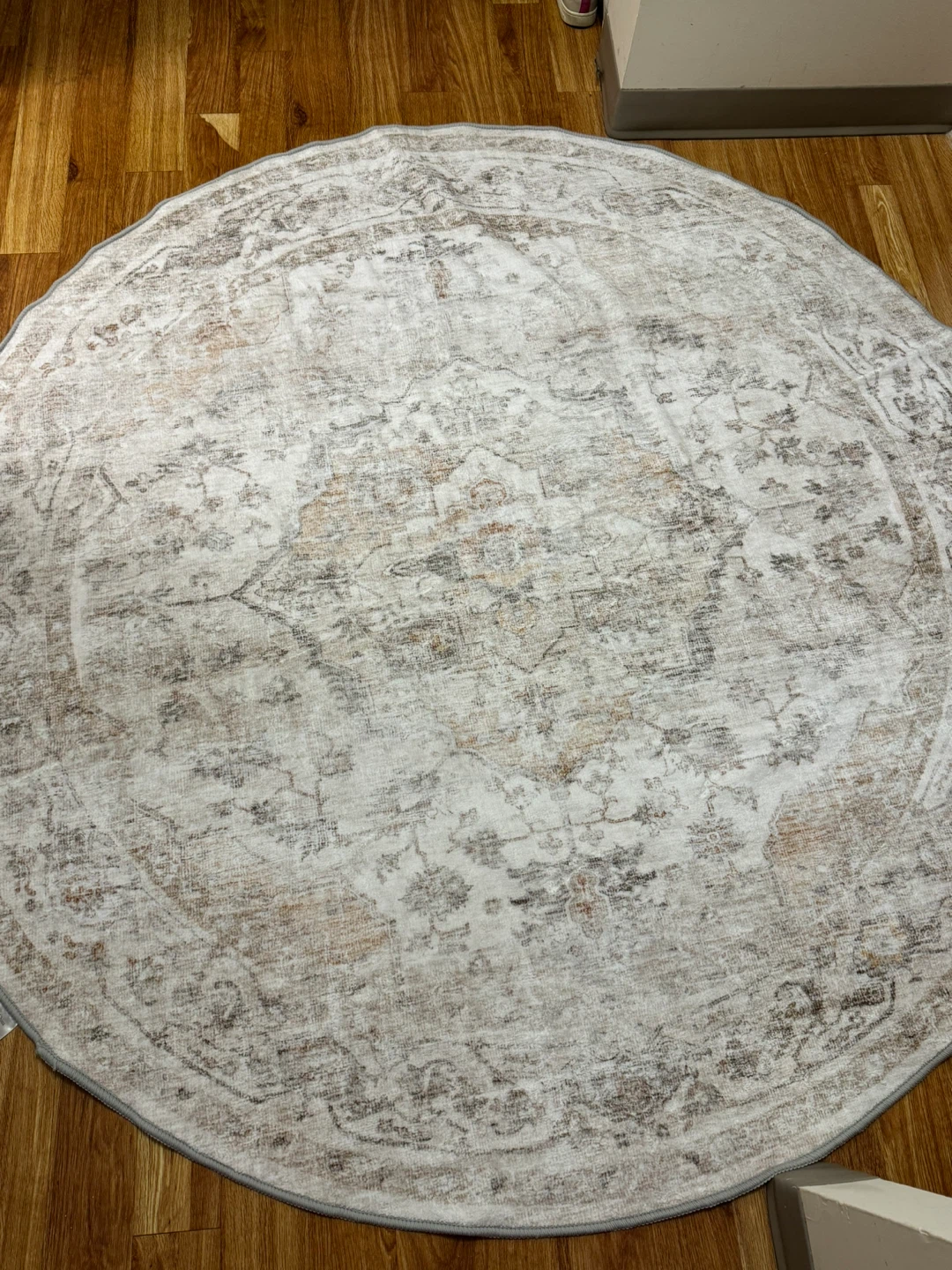 Round Area Rug - Neutral Tones - photo 2