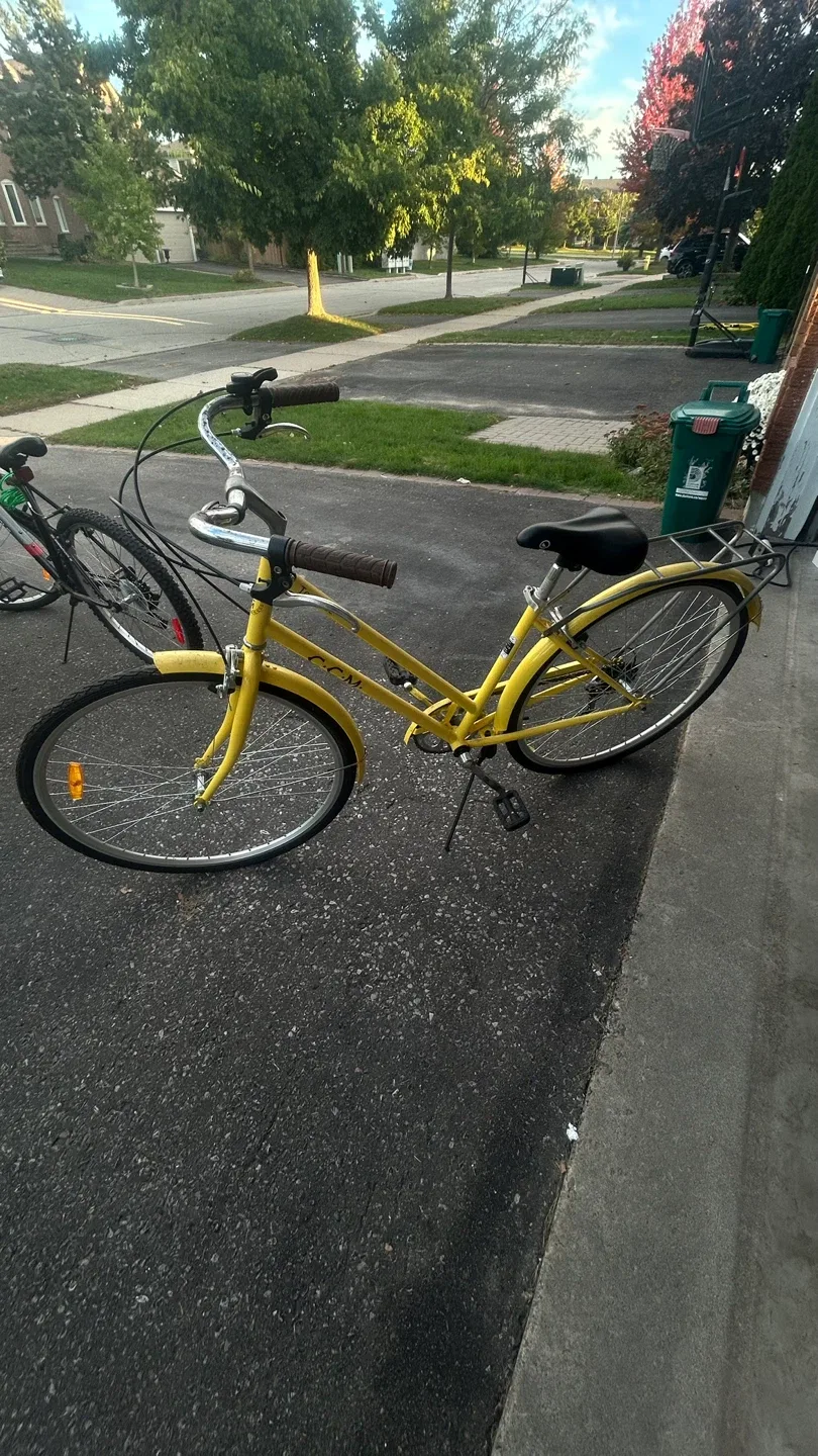 CCM Yellow Cruiser Bike image indicator(2)