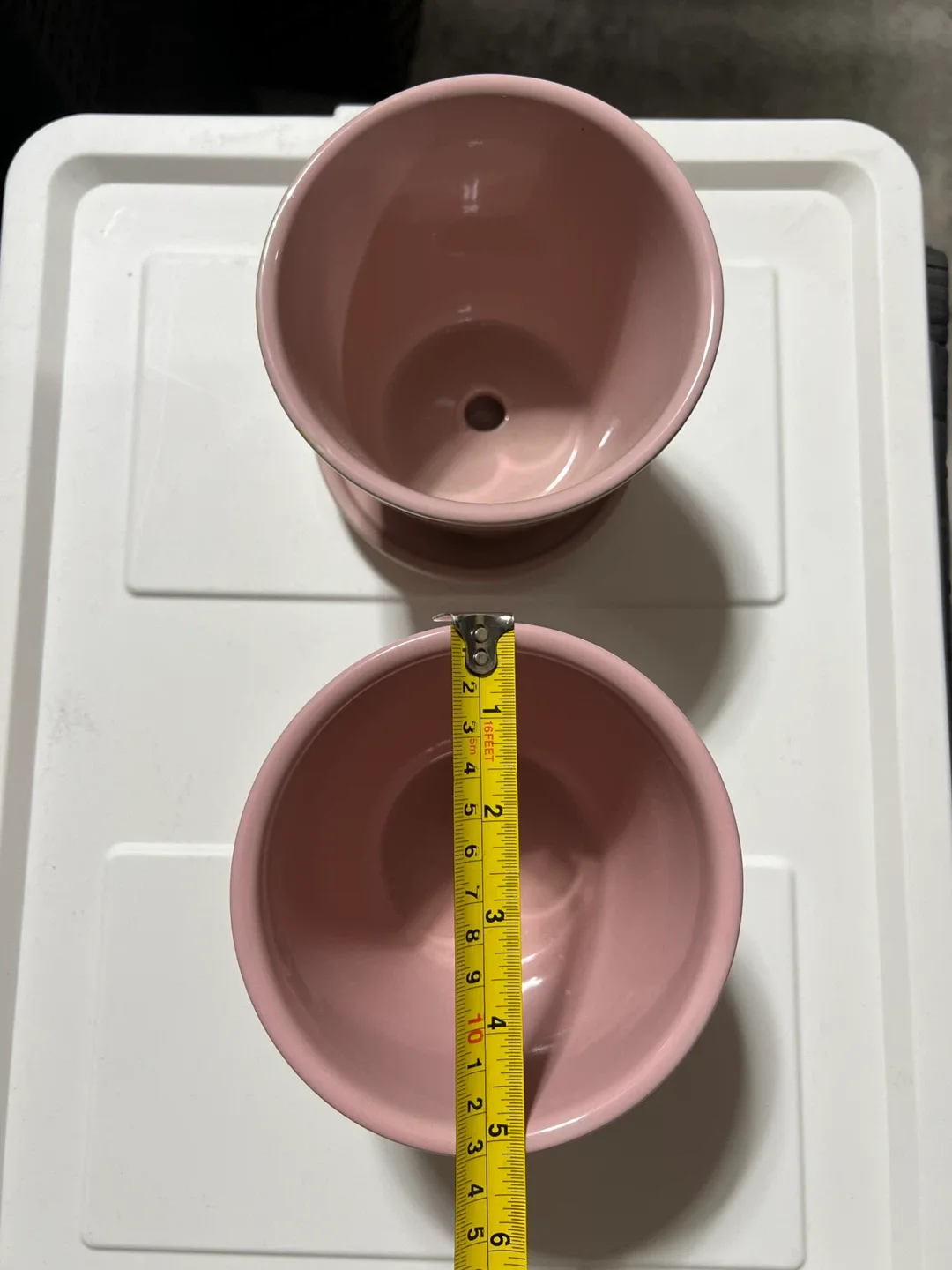 2 hometrends Pink Ceramic Pot Planter 5inch image indicator(2)