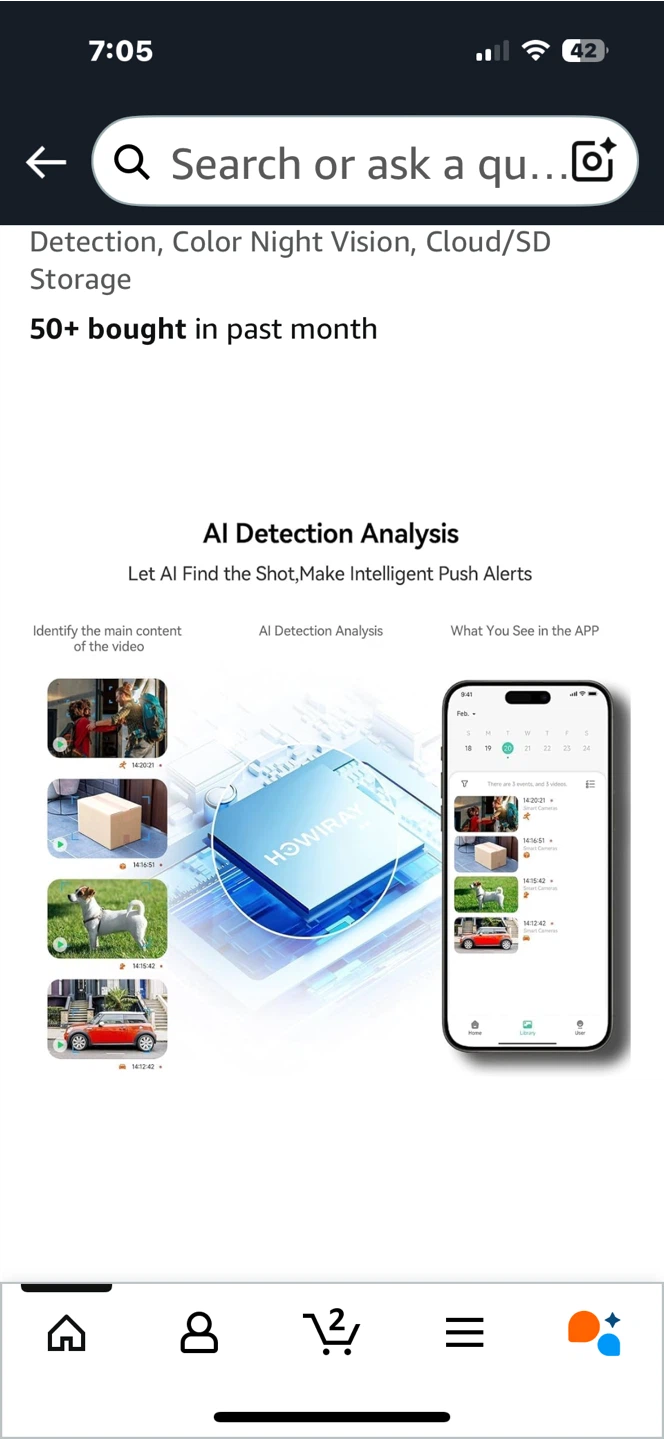 LongPlus 2K QHD Wireless Outdoor Camera - photo 2