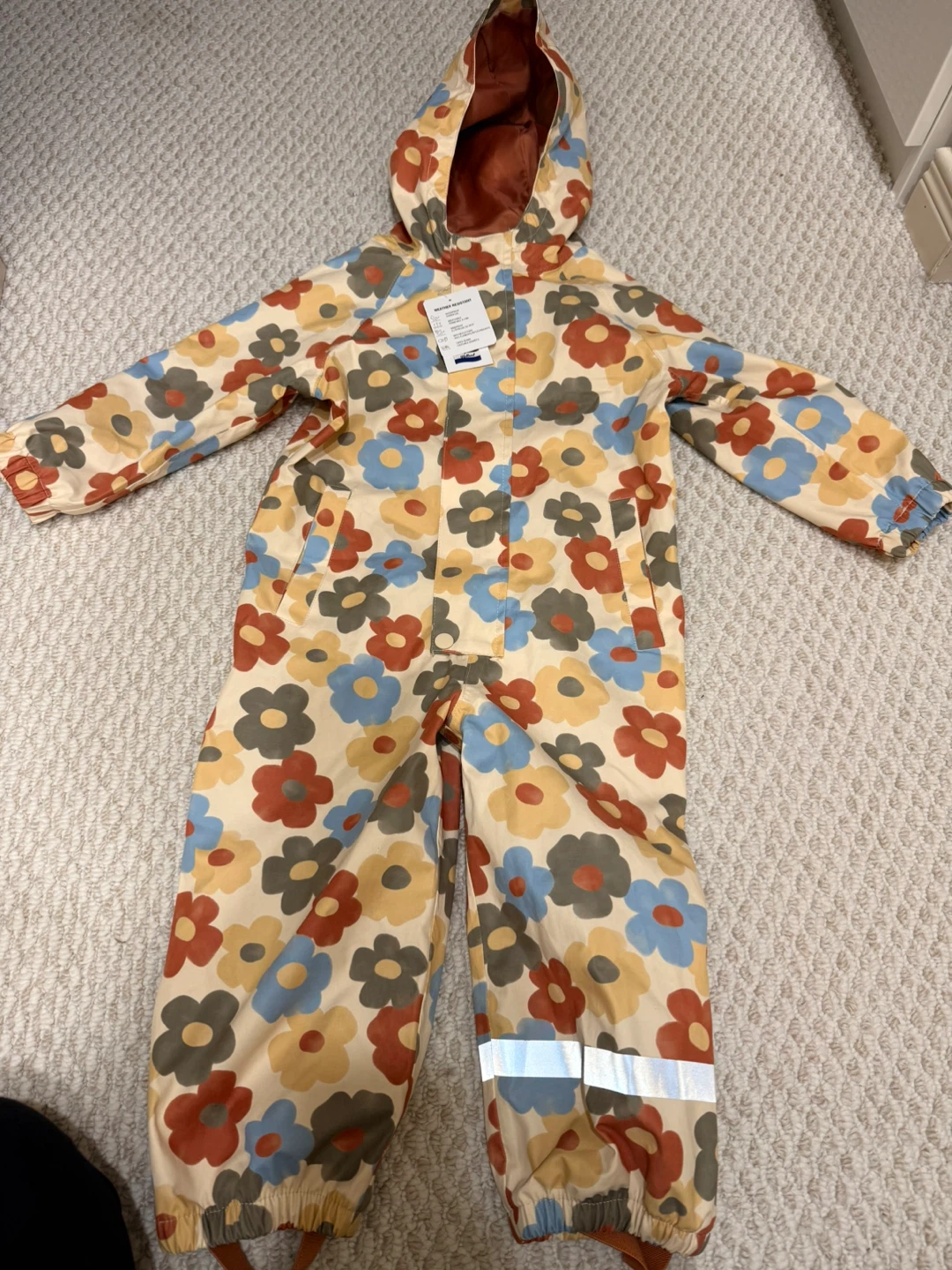 Brand New Floral Rain Suit - Size 2T