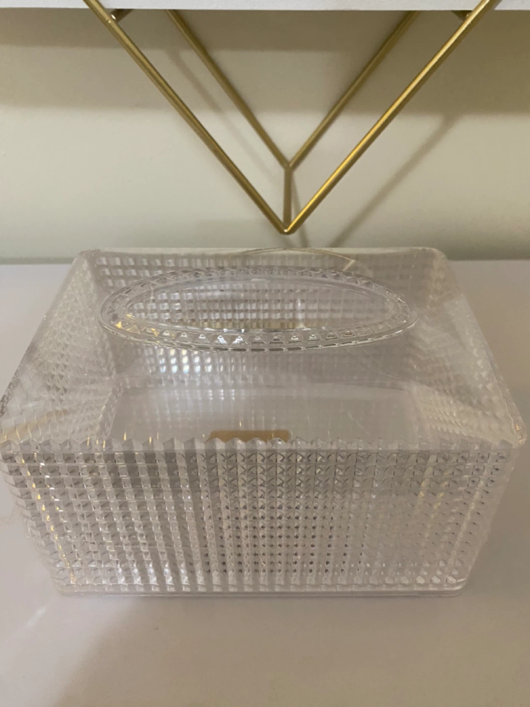 XIMIVOGUE Square Crystal Tissue Box